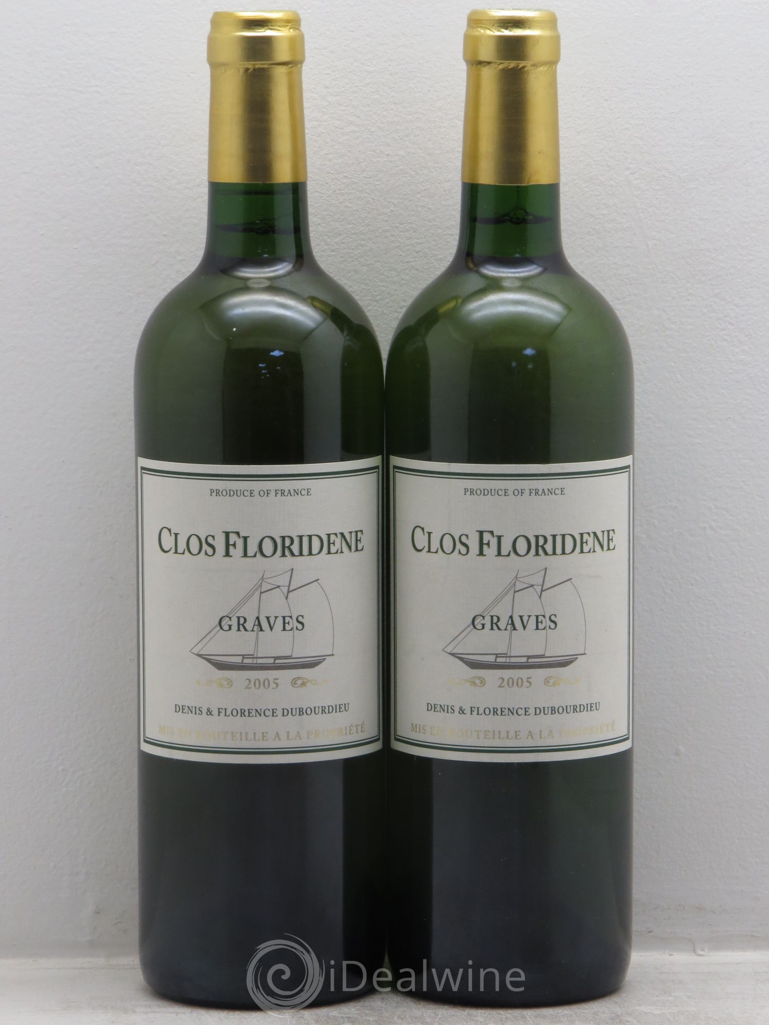 Clos Floridène 2005 - Posten von 2 Flaschen - 0