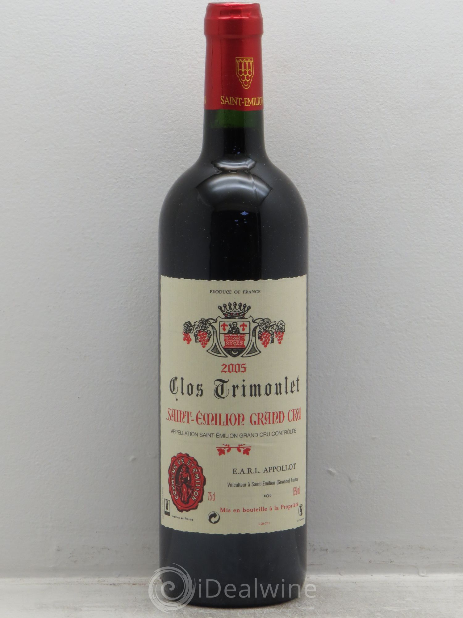Clos Trimoulet 2005 - Lot de 6 bouteilles - 0