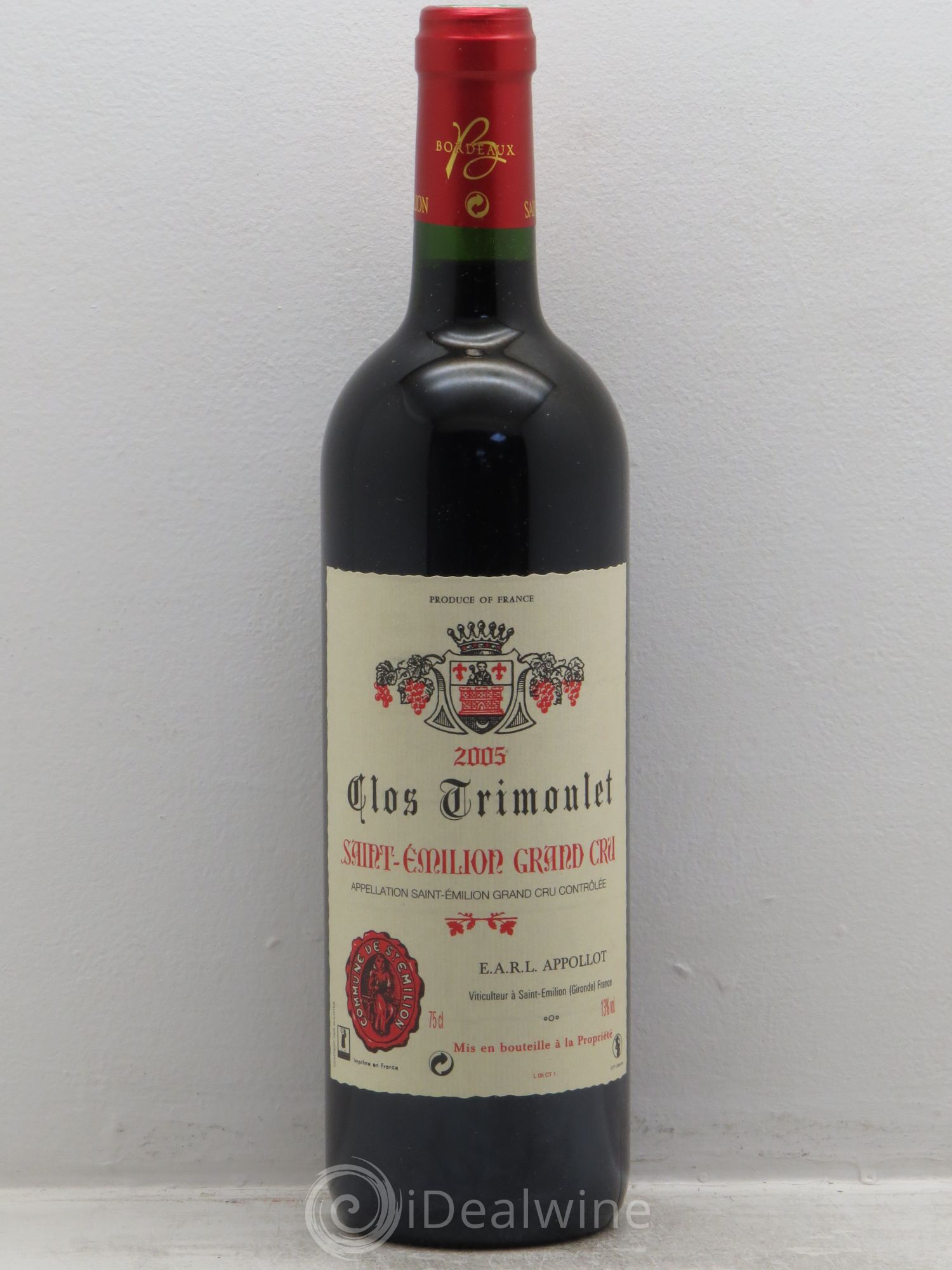Clos Trimoulet 2005 - Lot de 1 bouteille - 0