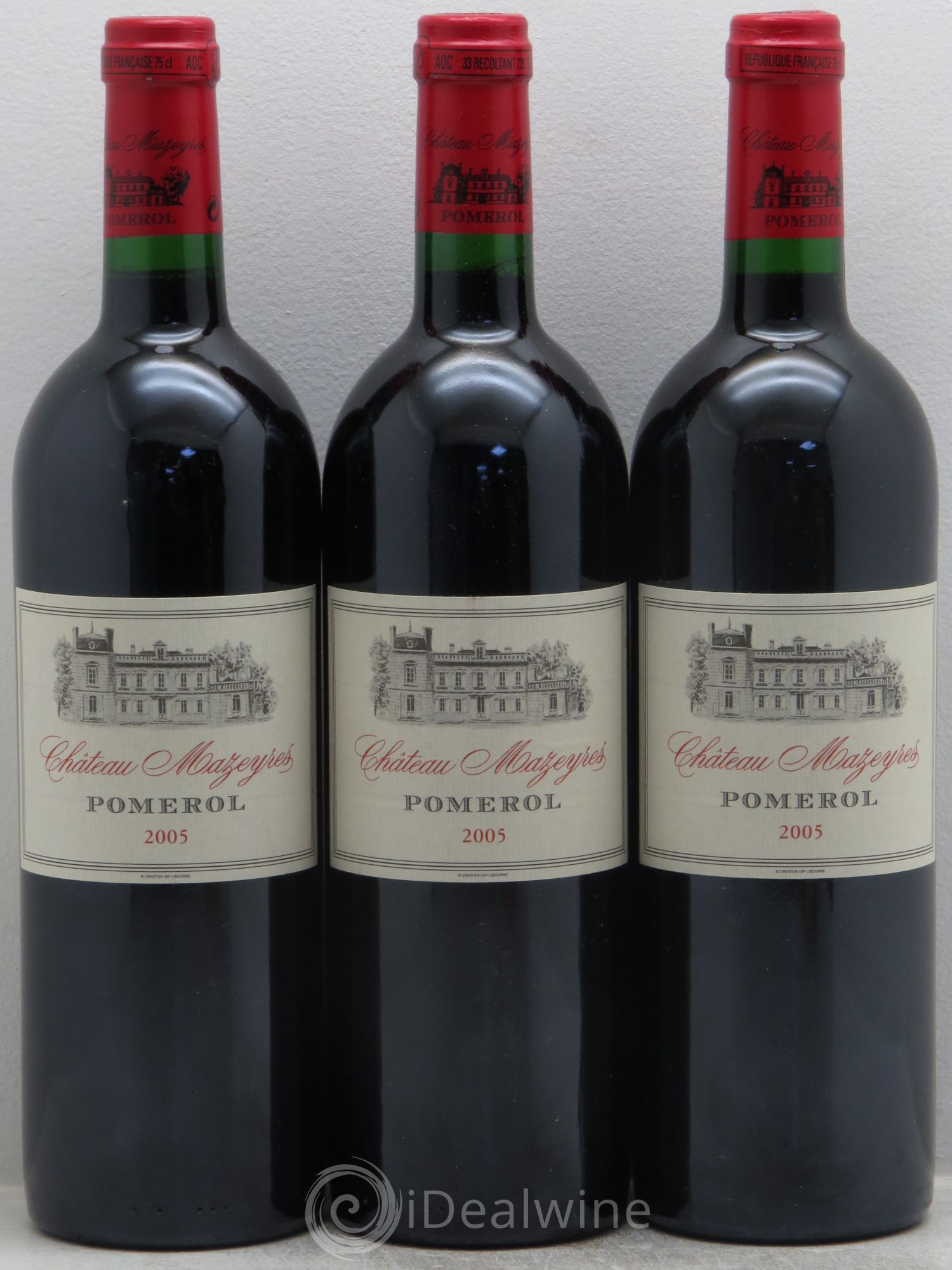 Château Mazeyres 2005 - Lot de 3 bouteilles - 0