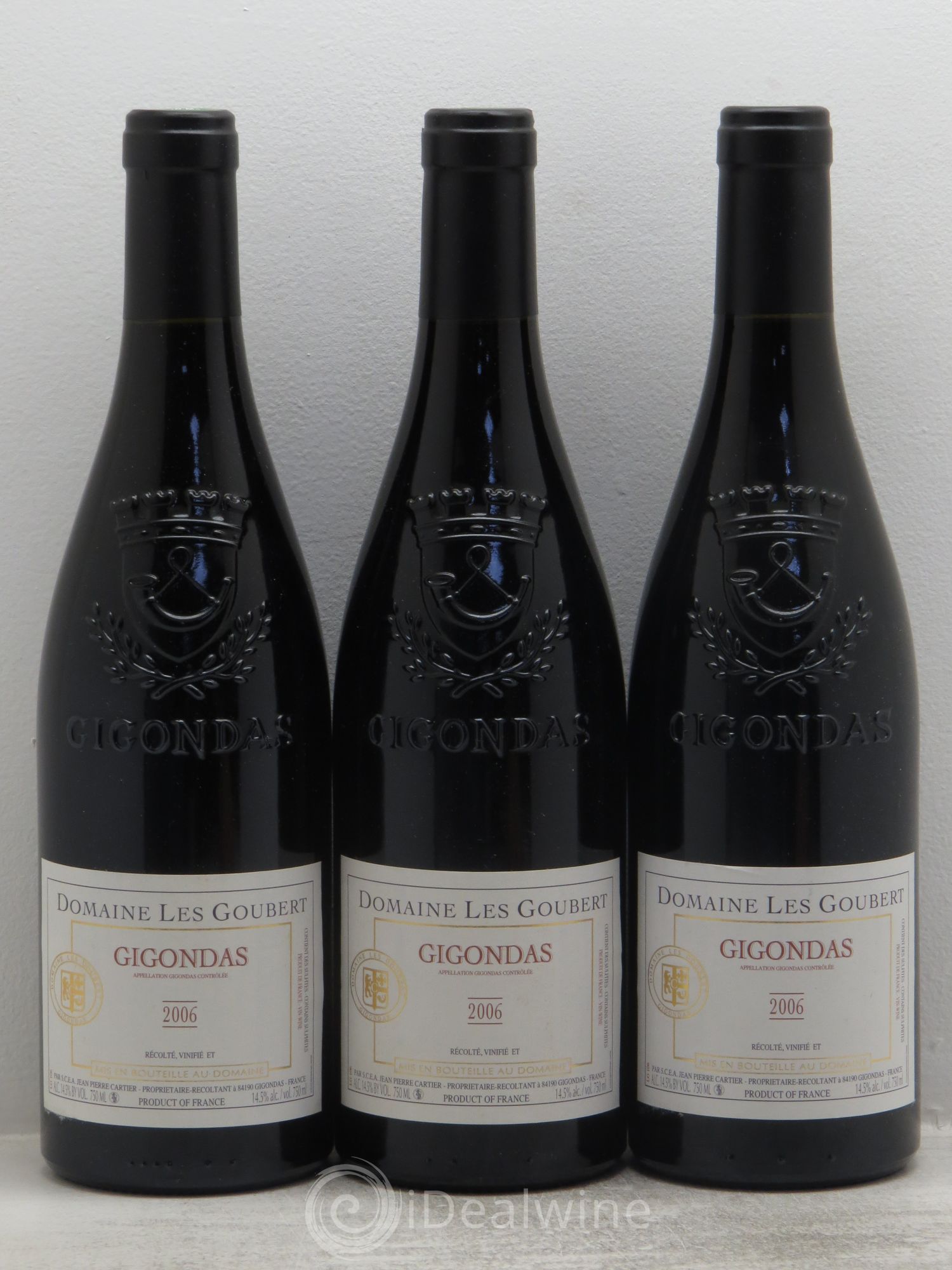 Gigondas Domaine Les Goubert 2006 - Posten von 3 Flaschen - 0