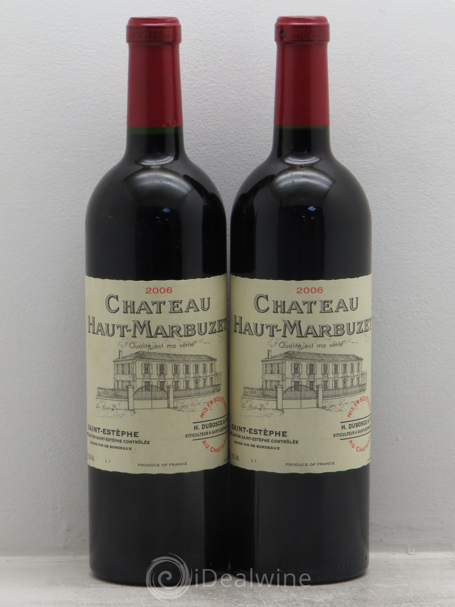 Château Haut Marbuzet 2006 - Lot de 2 bouteilles - 0
