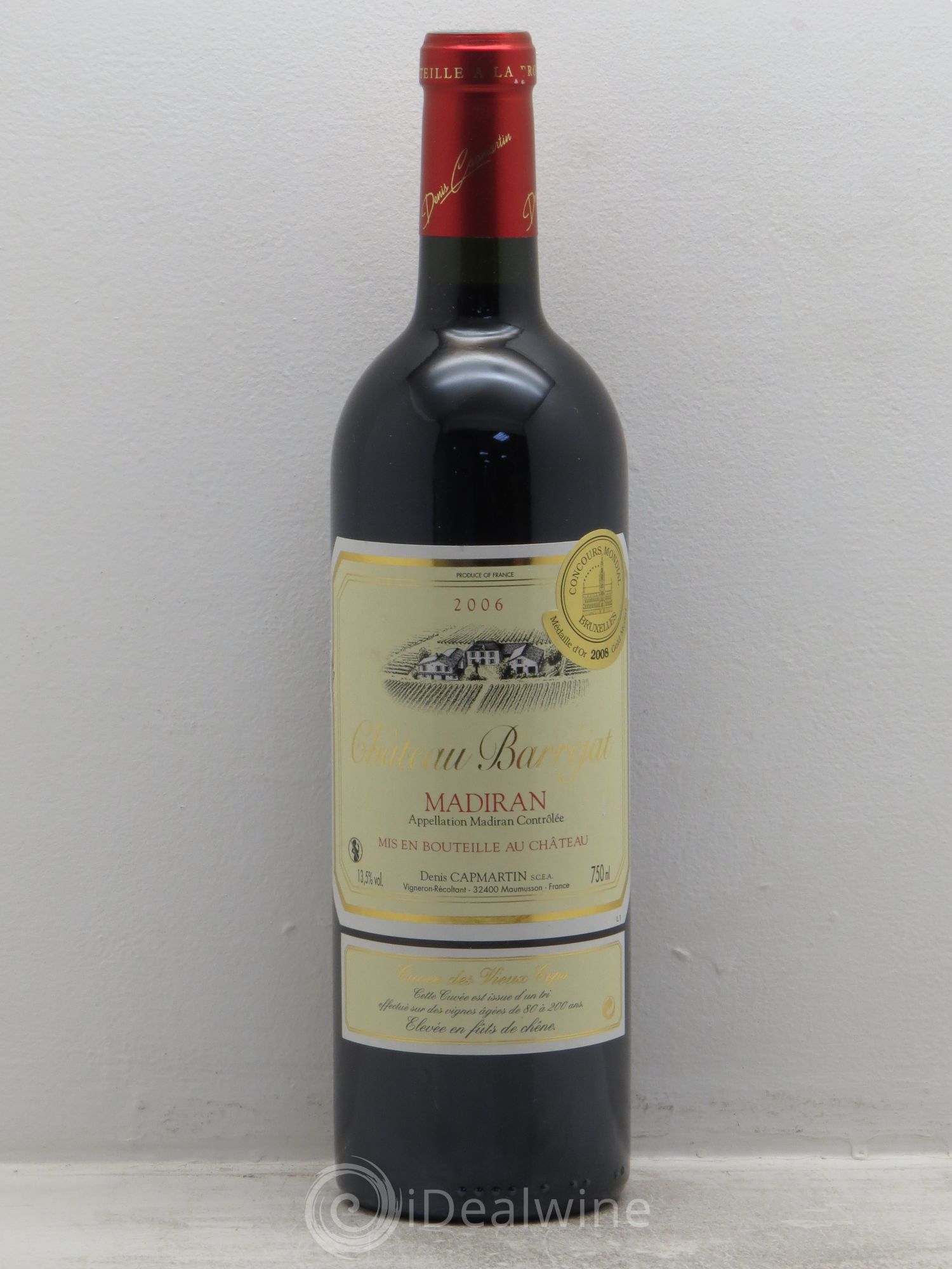 Madiran Vieux Ceps Domaine Barréjat 2006 - Posten von 6 Flaschen - 0