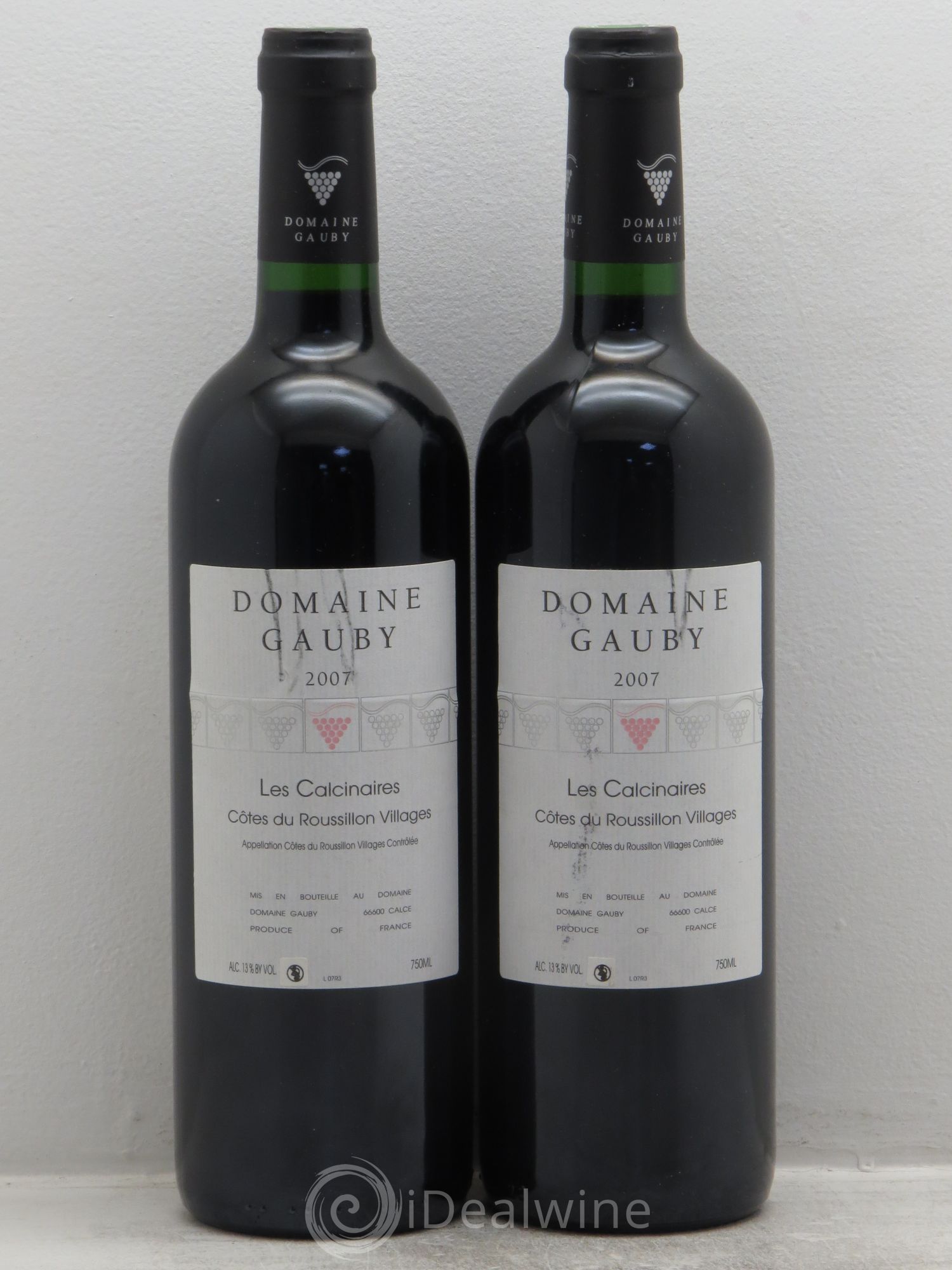 Côtes du Roussillon Les Calcinaires Gauby (Domaine) 2007 - Lot de 2 bouteilles - 0