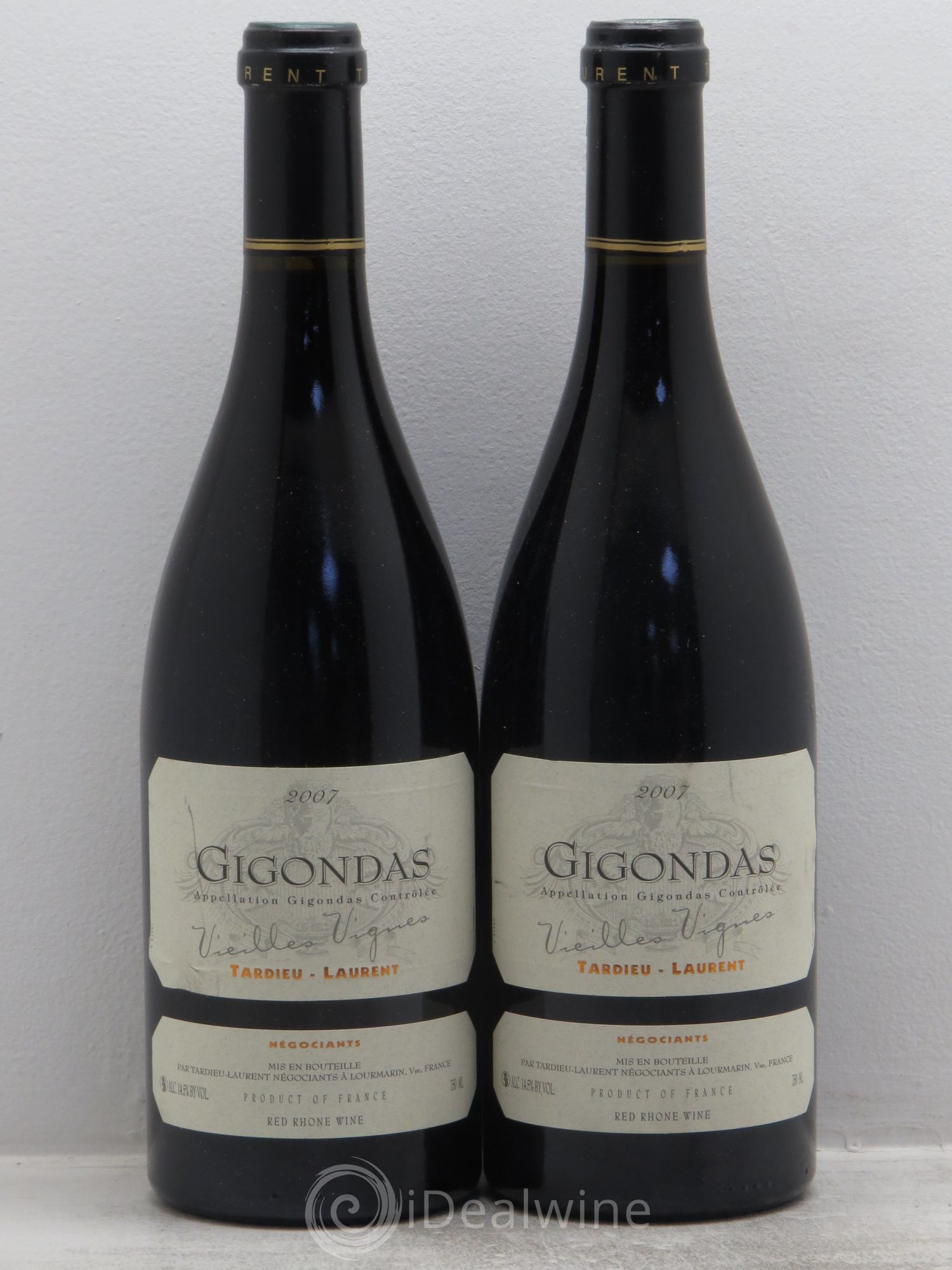 Gigondas 2007 - Posten von 2 Flaschen - 0