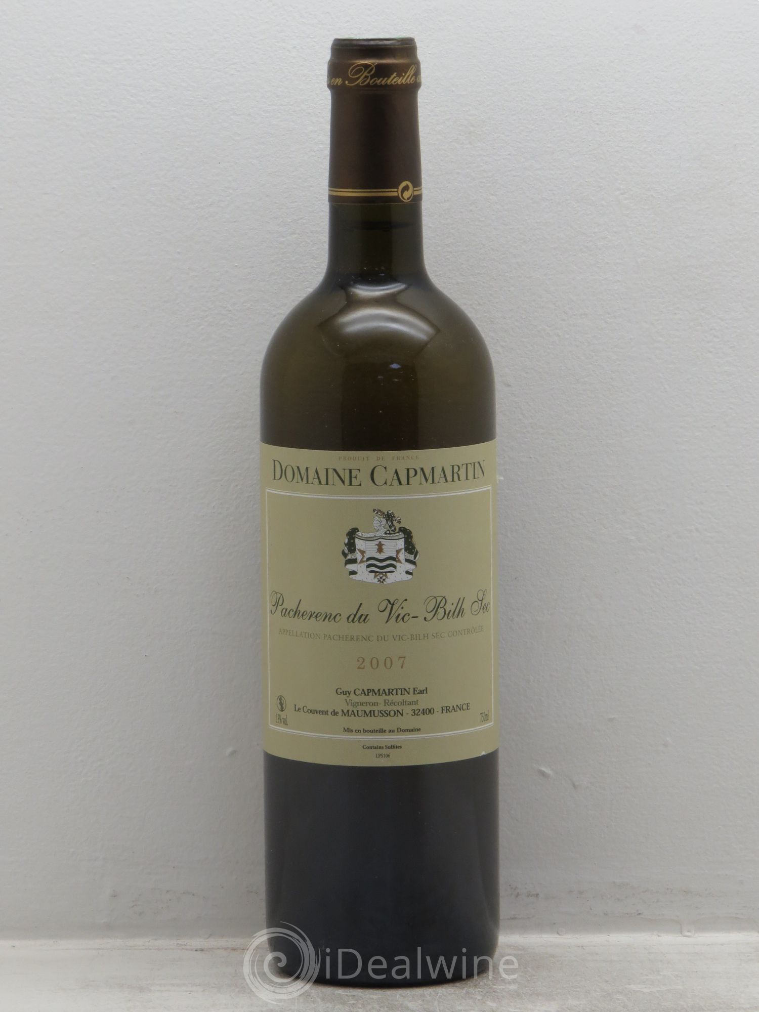 Pacherenc du Vic-Bilh D.Capmartin (sec) 2007 - Lotto di 1 bottiglia - 0