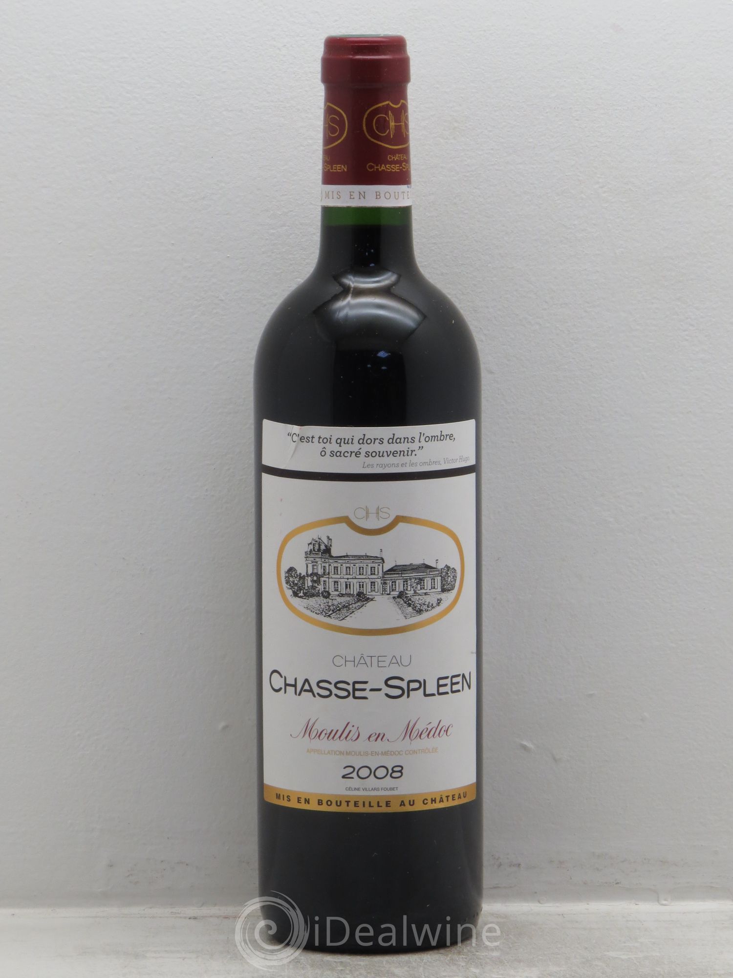Château Chasse Spleen 2008 - Lot de 6 bouteilles - 0