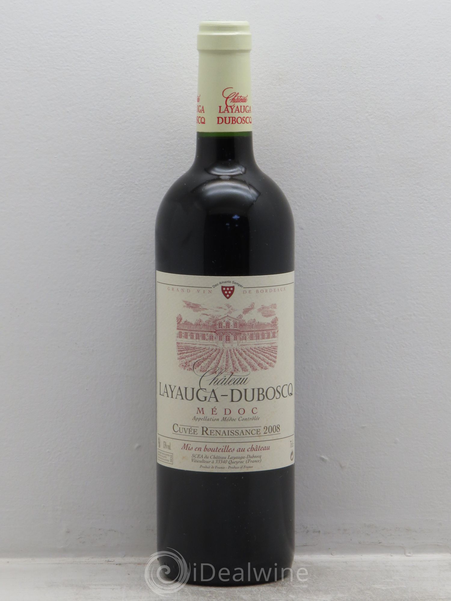 Médoc Château Layauga Duboscq Cuvée Renaissance 2008 - Lot de 6 bouteilles - 0