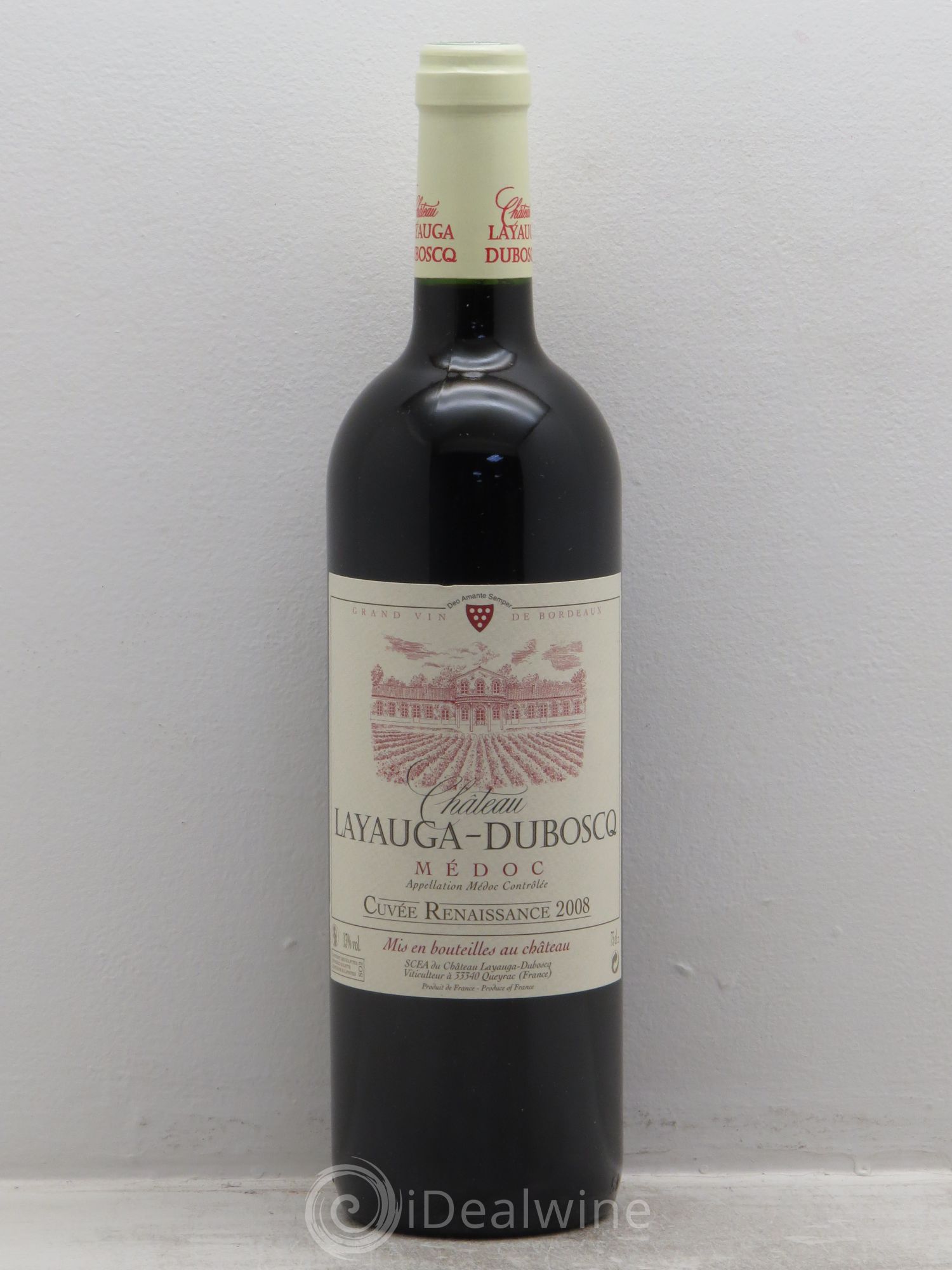 Médoc Château Layauga Duboscq Cuvée Renaissance 2008 - Posten von 1 Flasche - 0