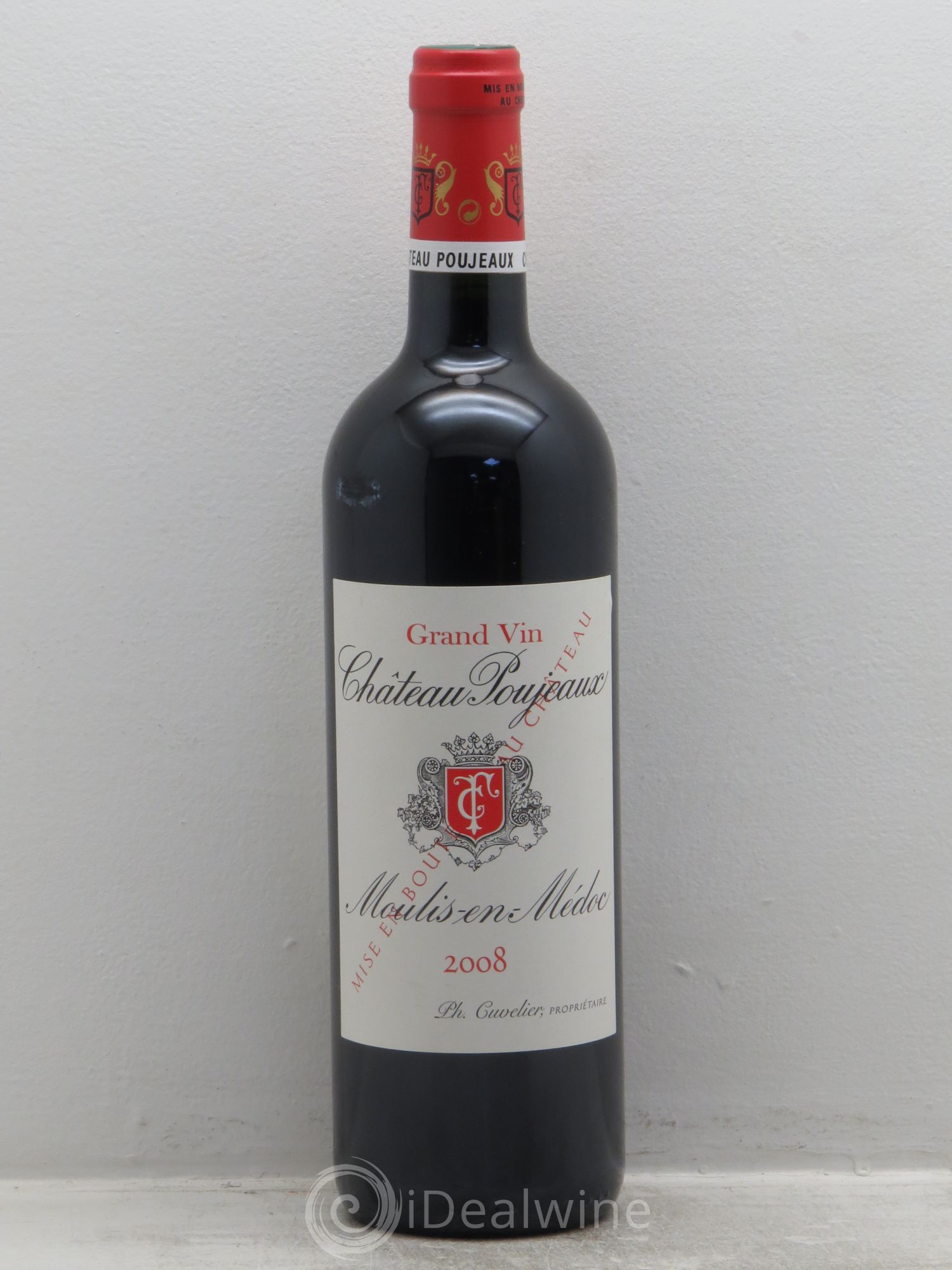 Château Poujeaux 2008 - Lot de 1 bouteille - 0