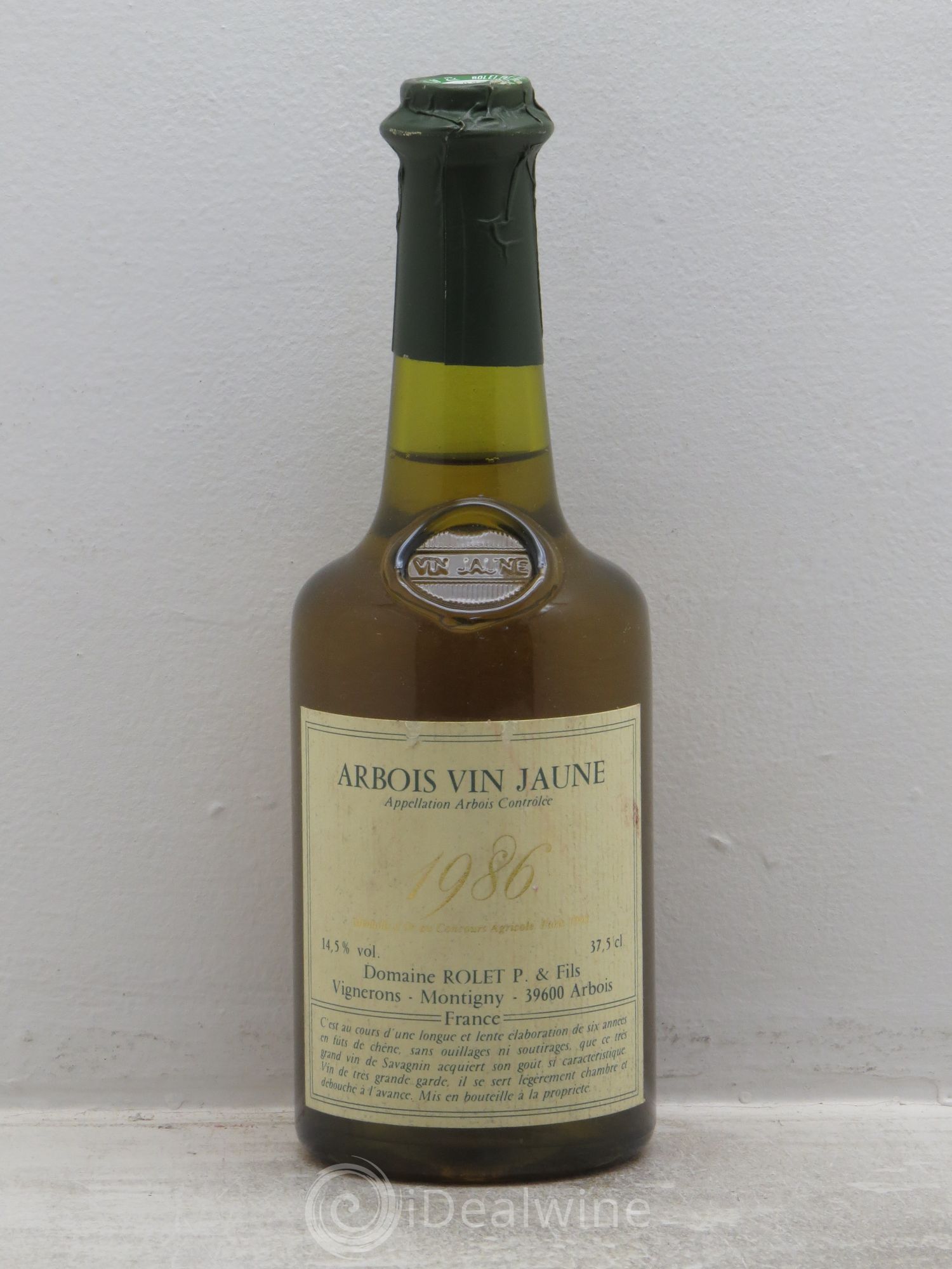Arbois Vin Jaune Domaine Rolet 1986 - Posten von 1 Demi-Flasche - 0