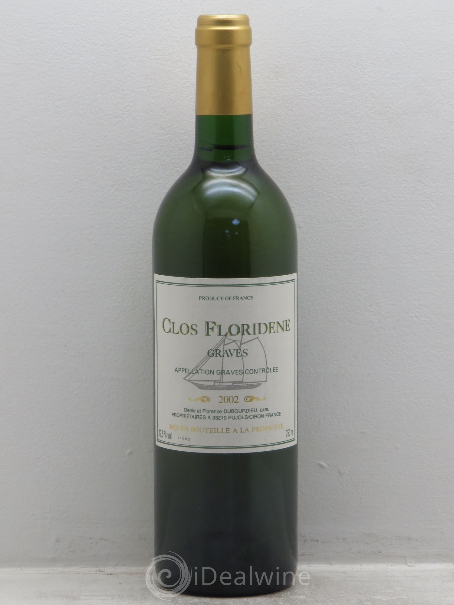 Clos Floridène 2002 - Lot de 1 bouteille - 0