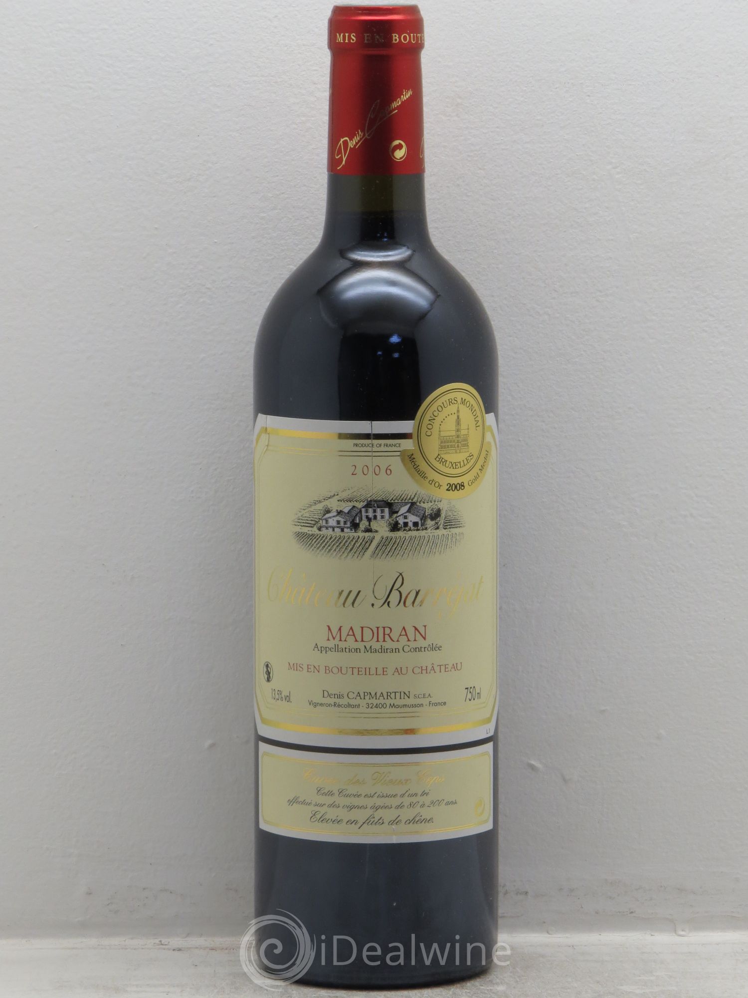 Madiran Vieux Ceps Domaine Barréjats 2006 - Posten von 12 Flaschen - 0