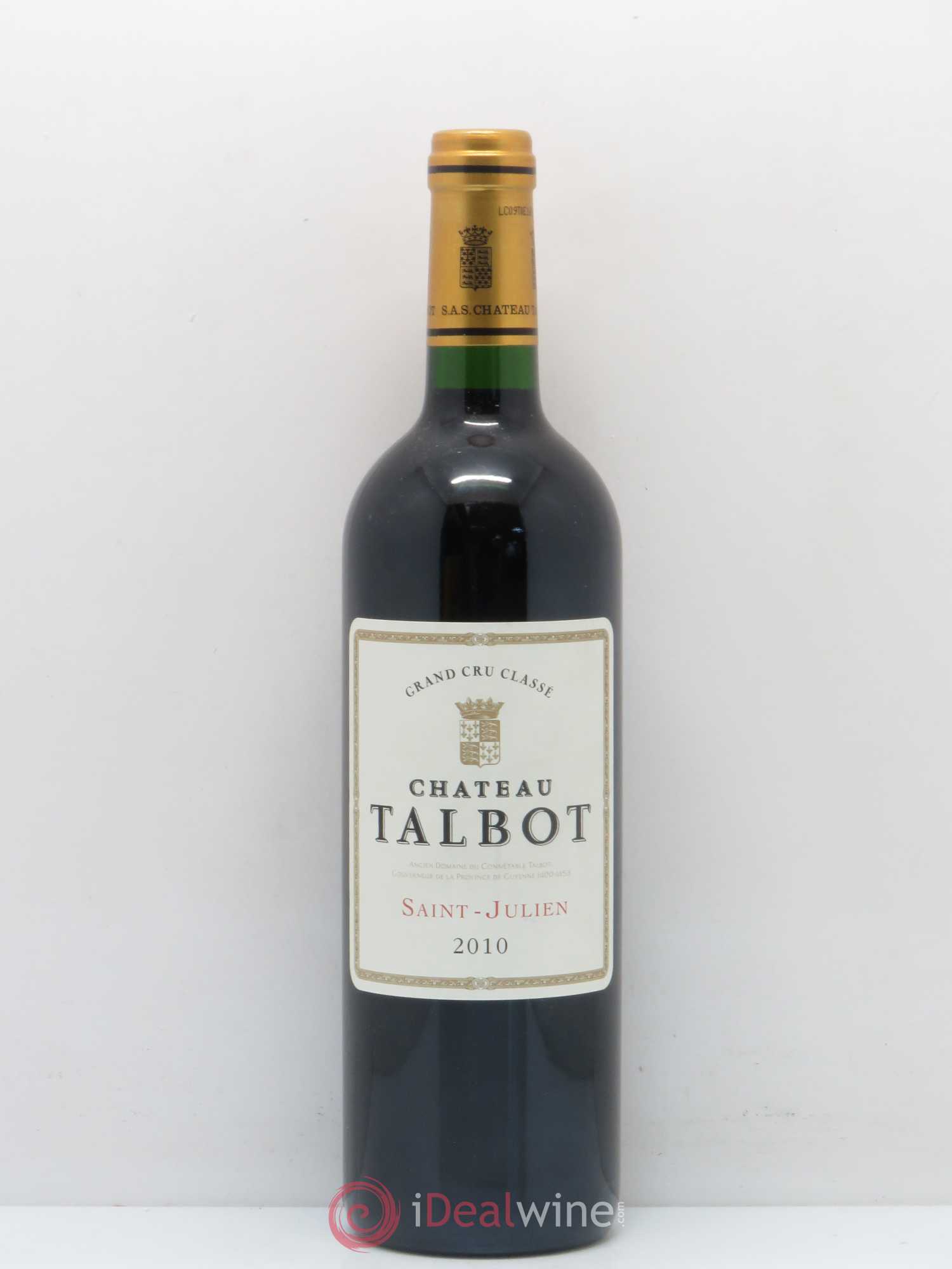 Château Talbot 4ème Grand Cru Classé 2010 - Lot de 1 bouteille - 0