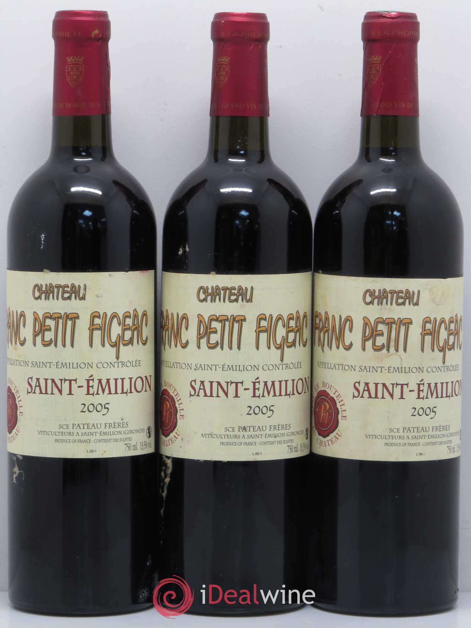 Saint-Émilion Chäteau Franc Petit Figeac 2005 - Posten von 12 Flaschen - 4