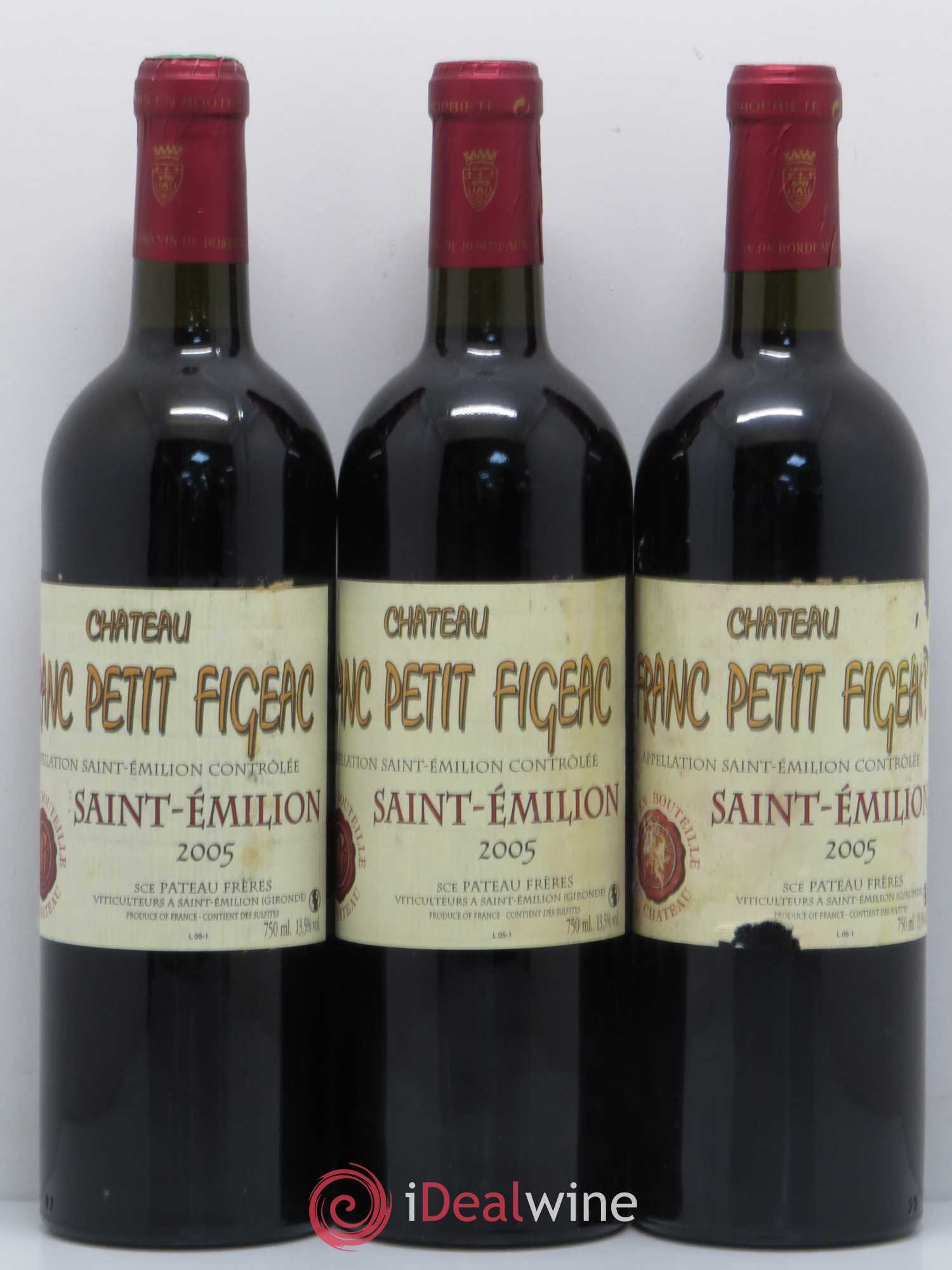 Saint-Émilion Château Franc Petit Figeac 2005 - Lot de 6 bouteilles - 2