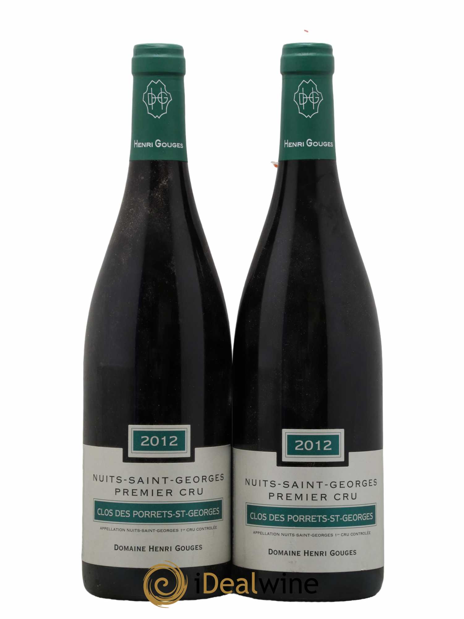 Nuits-Saint-Georges 1er Cru Clos des Porrets St Georges Henri Gouges 2012 - Lot de 2 bouteilles - 0