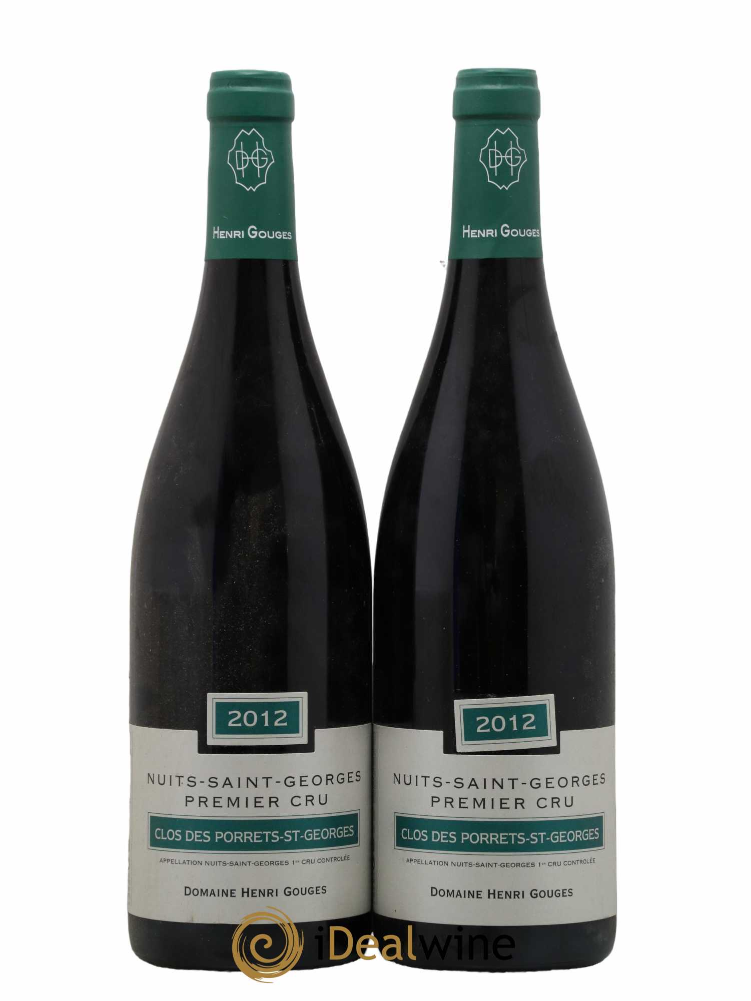 Nuits-Saint-Georges 1er Cru Clos des Porrets St Georges Henri Gouges 2012 - Lot de 2 bouteilles - 0