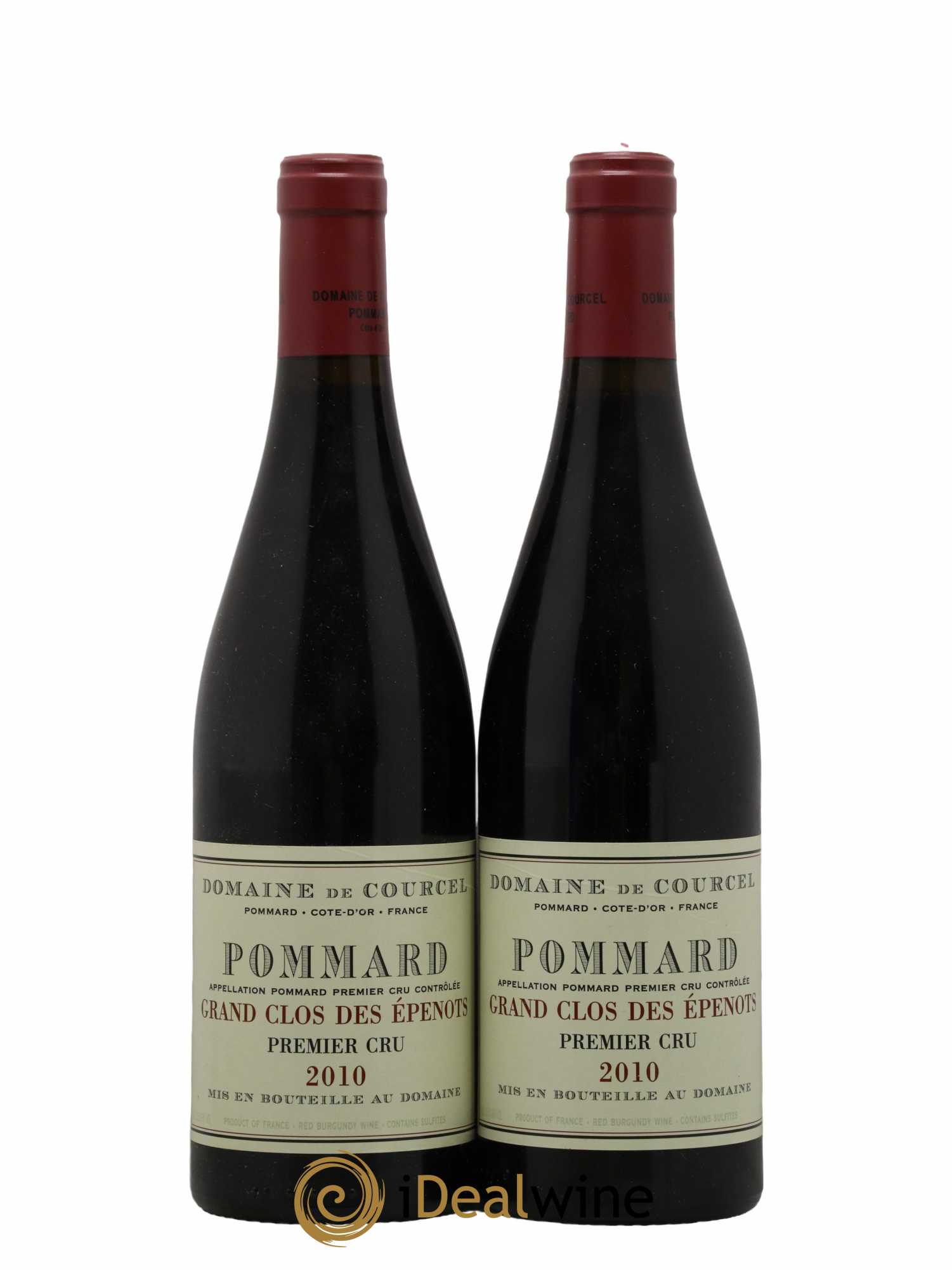 Pommard 1er Cru Grand Clos des Epenots de Courcel (Domaine) 2010 - Lot de 2 bouteilles - 0