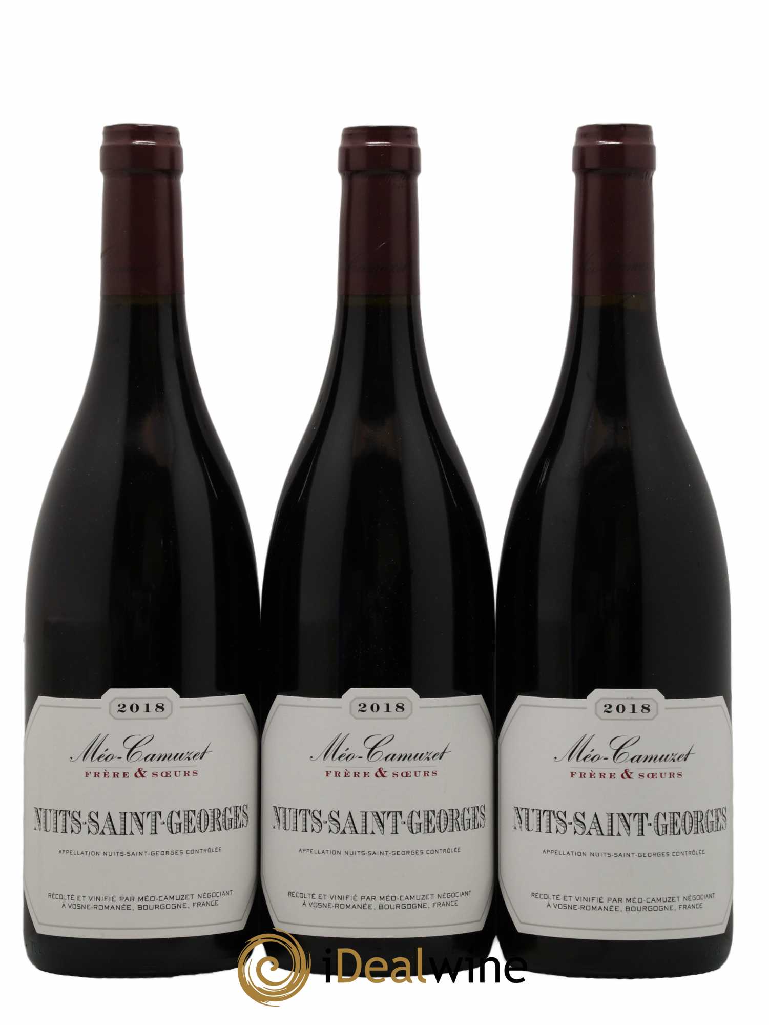 Nuits-Saint-Georges Méo-Camuzet (Frère & Soeurs) 2018 - Lot de 3 bouteilles - 0