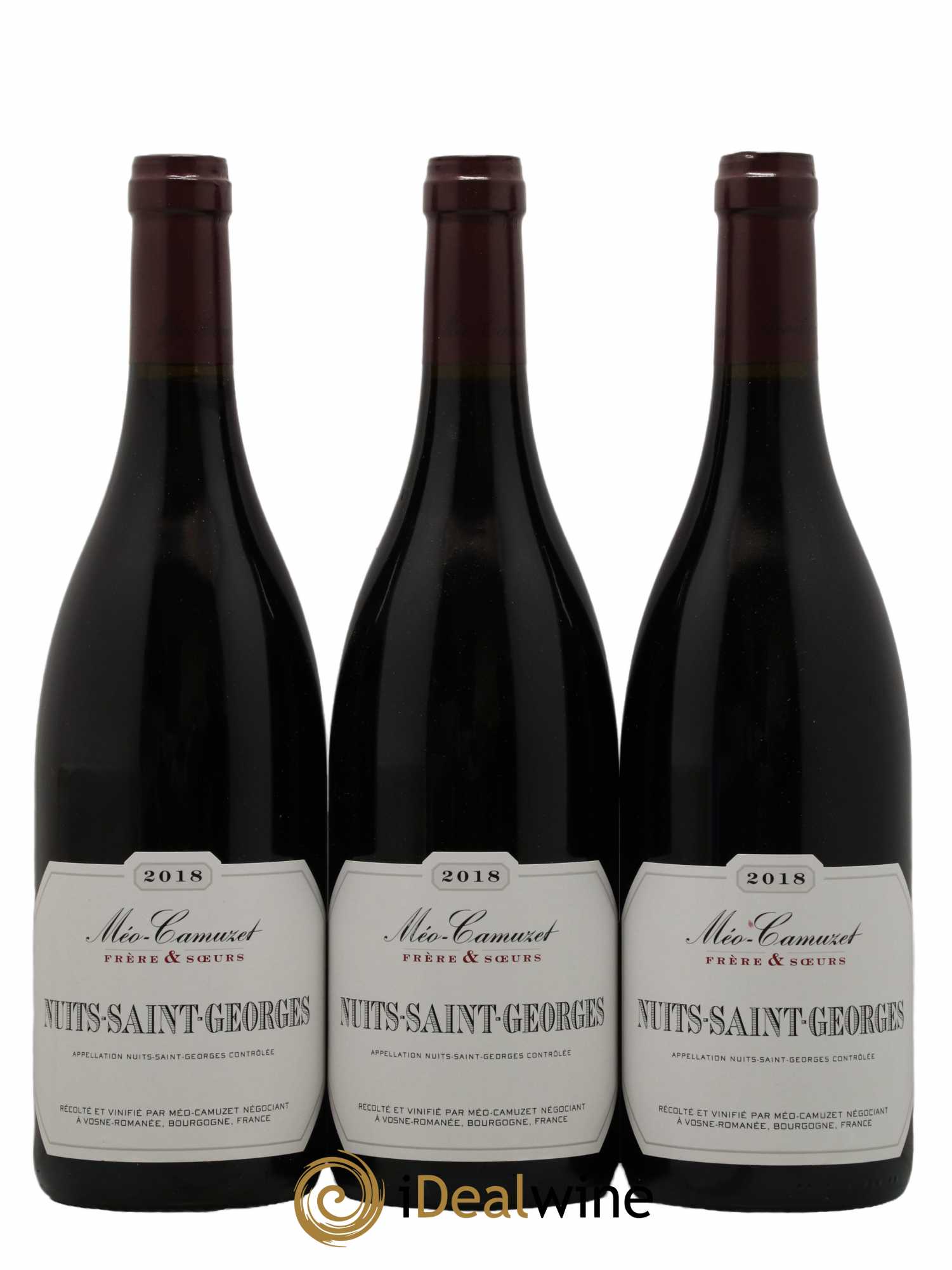 Nuits-Saint-Georges Méo-Camuzet (Frère & Soeurs) 2018 - Lot de 3 bouteilles - 0