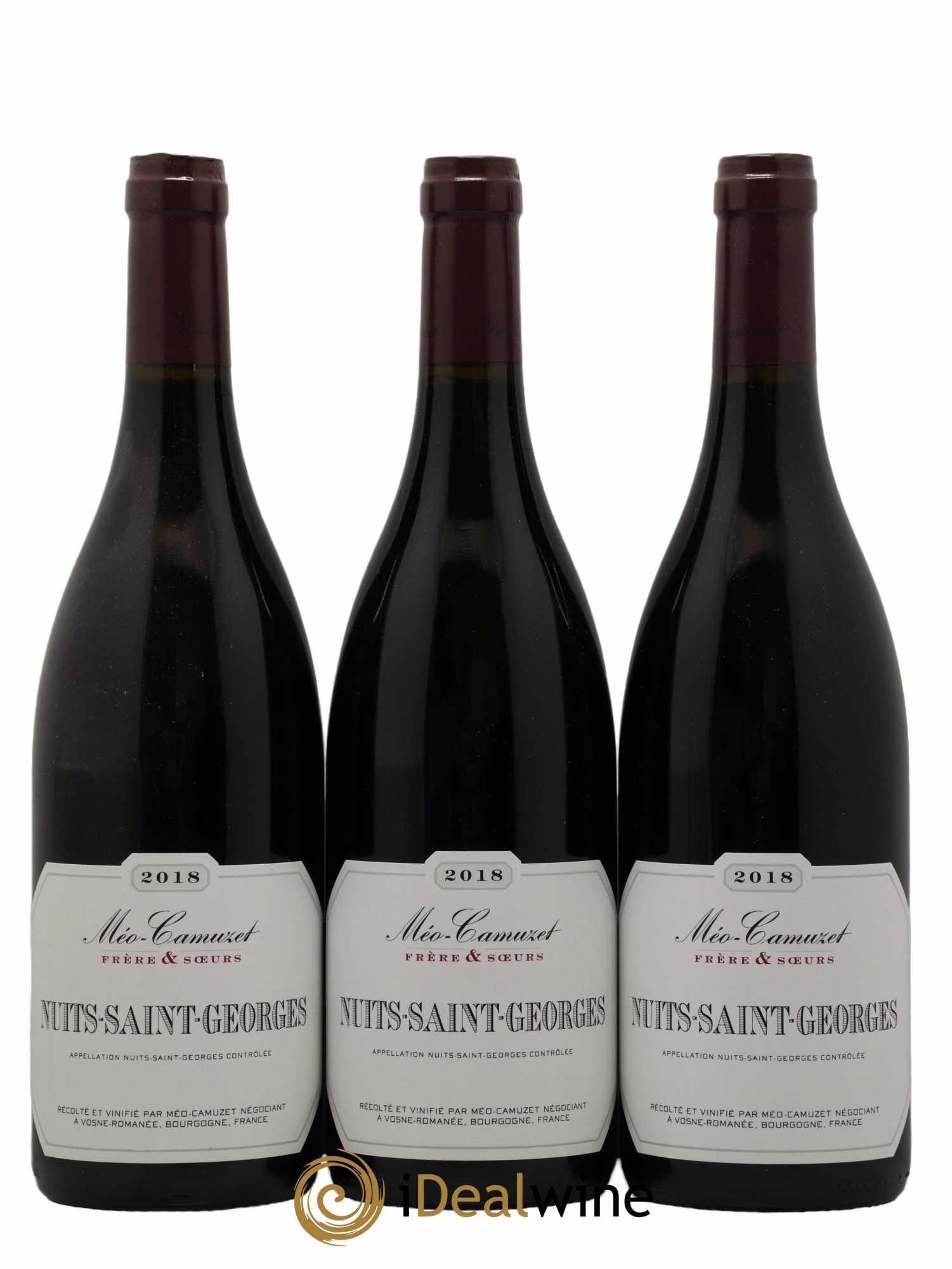 Nuits-Saint-Georges Méo-Camuzet (Frère & Soeurs) 2018 - Lot de 3 bouteilles - 0