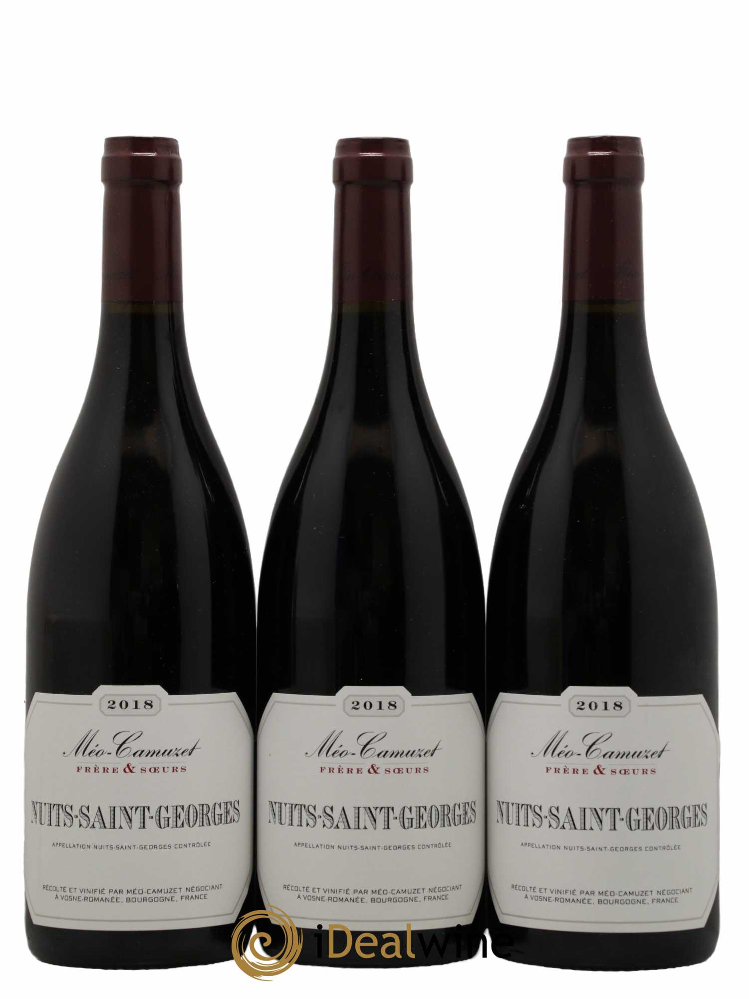 Nuits-Saint-Georges Méo-Camuzet (Frère & Soeurs) 2018 - Lot de 3 bouteilles - 0