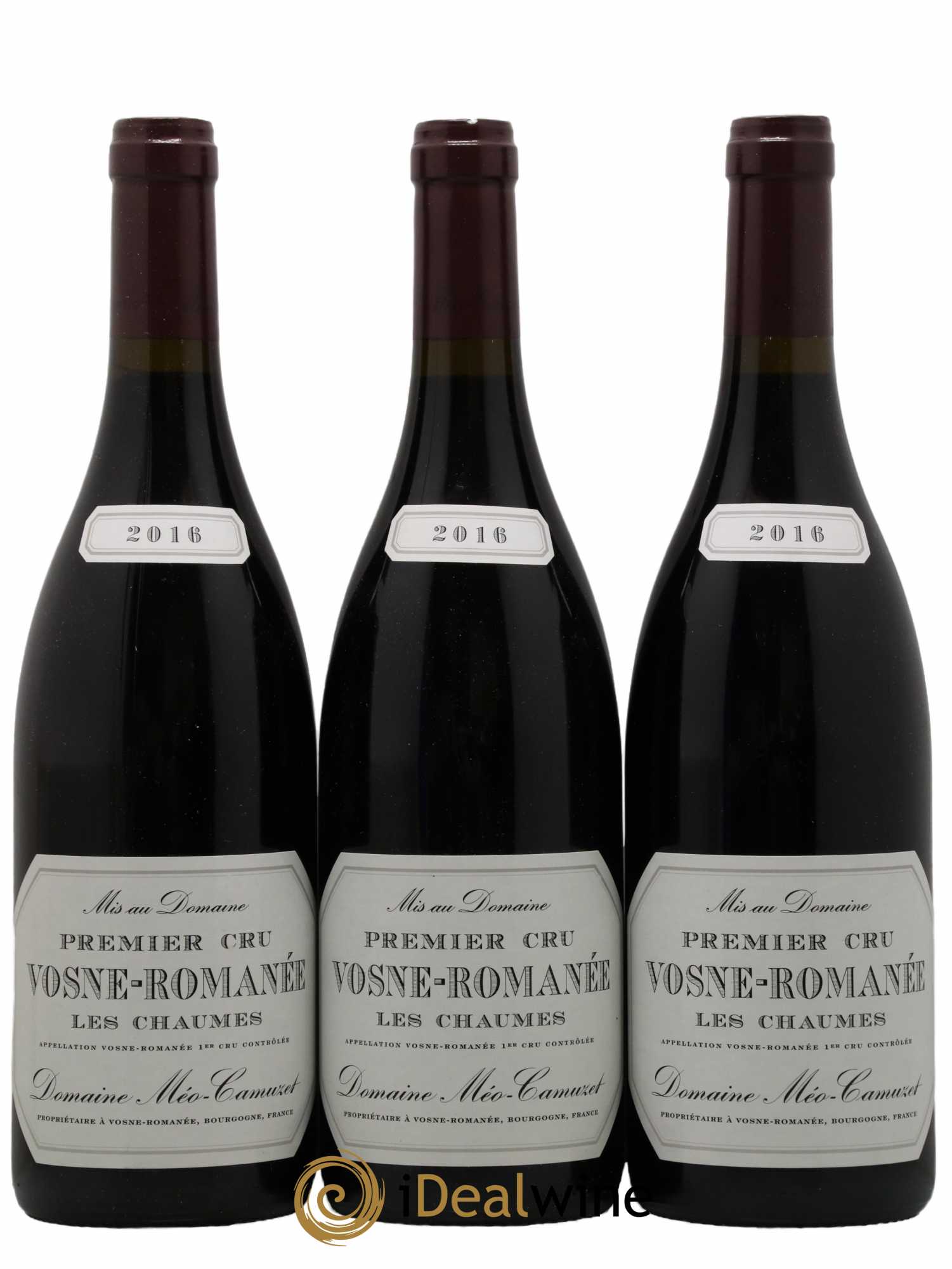Vosne-Romanée 1er Cru Les Chaumes Méo-Camuzet (Domaine) 2016 - Lot de 3 bouteilles - 0