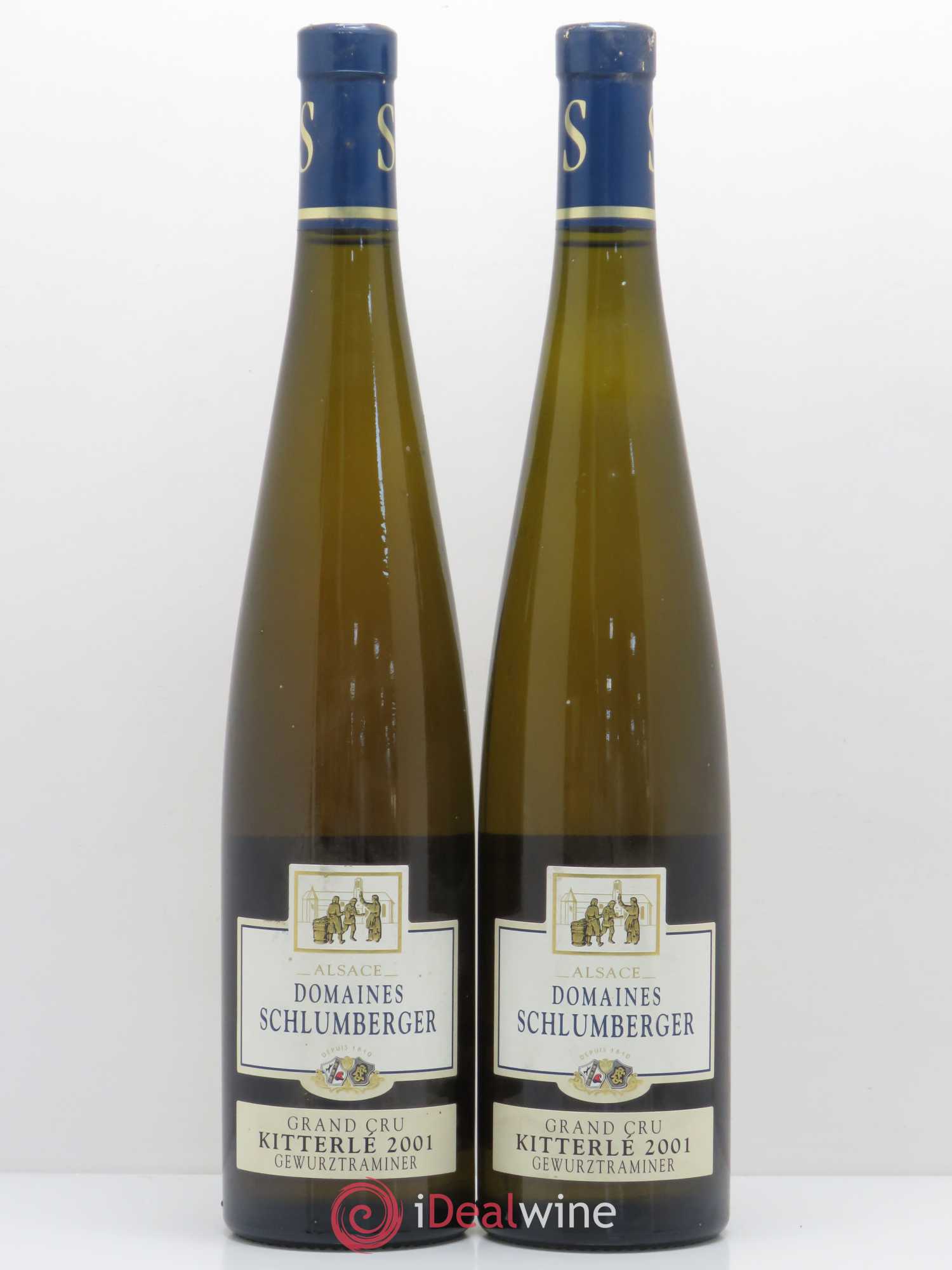 Gewurztraminer Grand Cru Kitterle Domaine Schlumberger (sans prix de réserve) 2001 - Posten von 2 Flaschen - 0