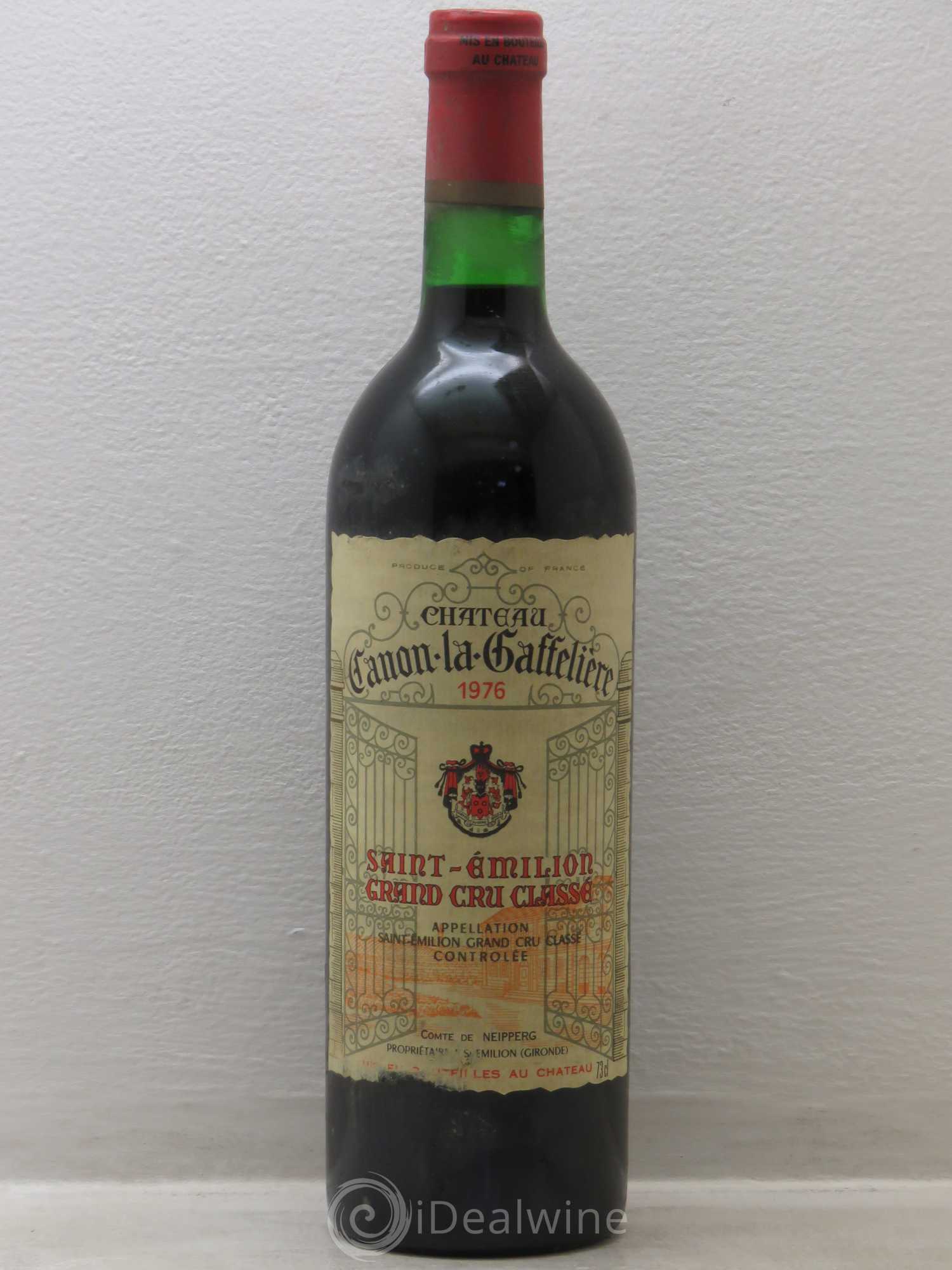 Château Canon la Gaffelière 1er Grand Cru Classé B 1976 - Lot de 1 bouteille - 0