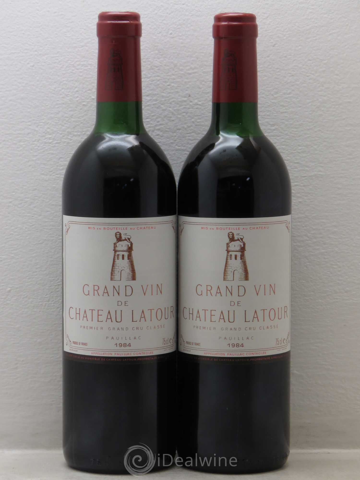 Château Latour 1er Grand Cru Classé 1984 - Lot de 2 bouteilles - 0