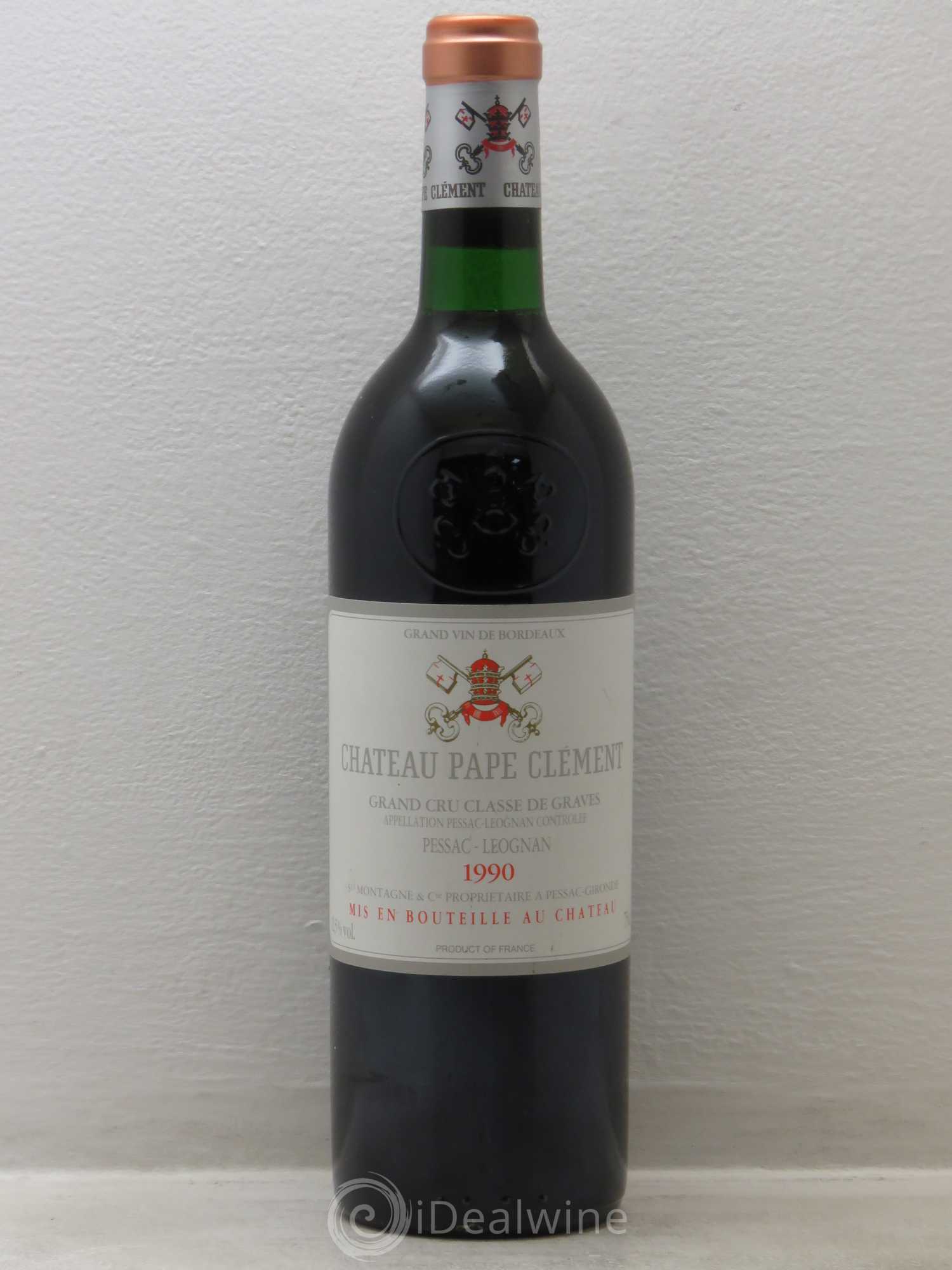 Château Pape Clément Cru Classé de Graves 1990 - Lot de 1 bouteille - 0
