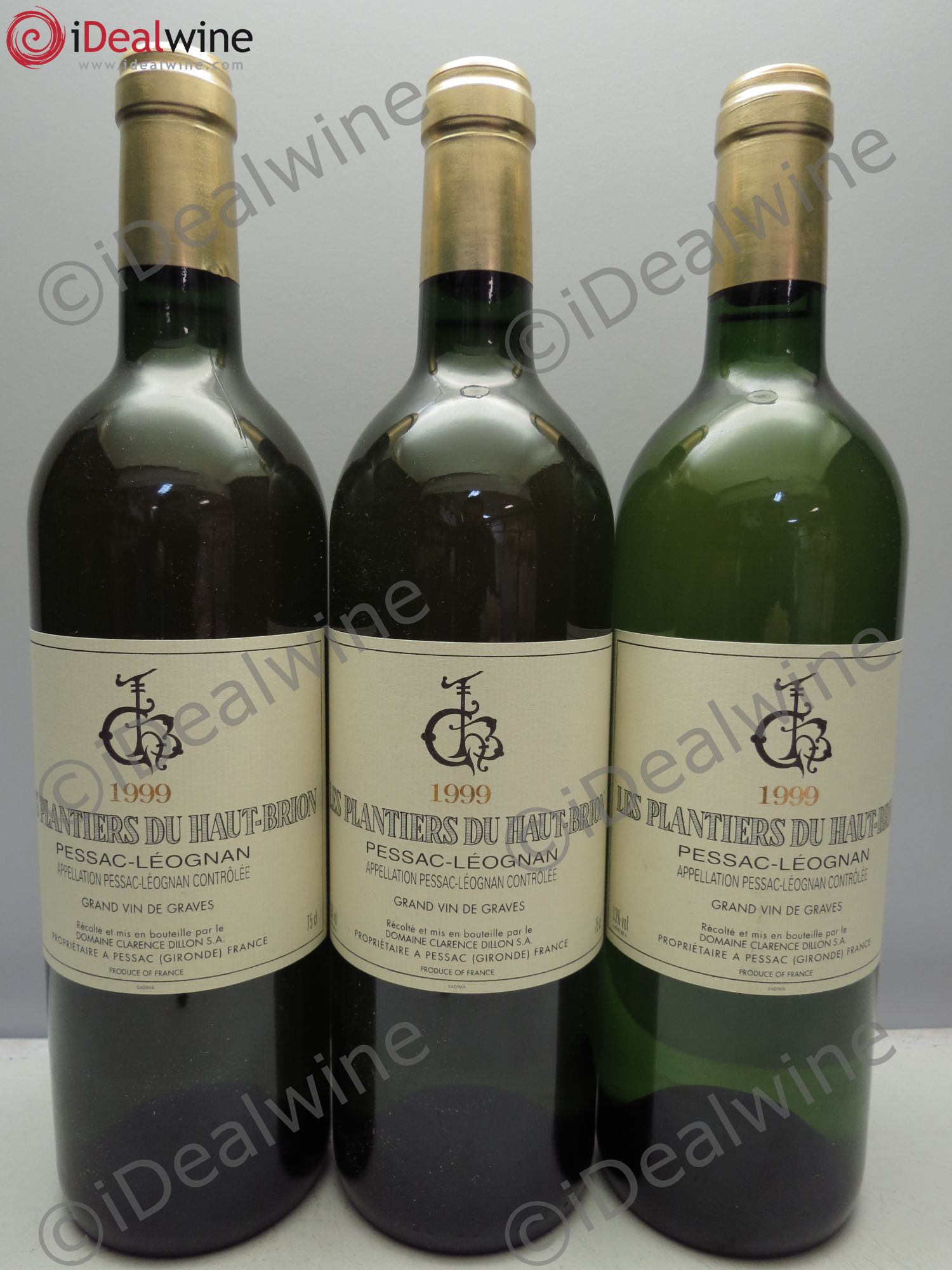 Les Hauts de Smith Second Vin Les Plantiers Haut Brion 1999 - Posten von 3 Flaschen - 0