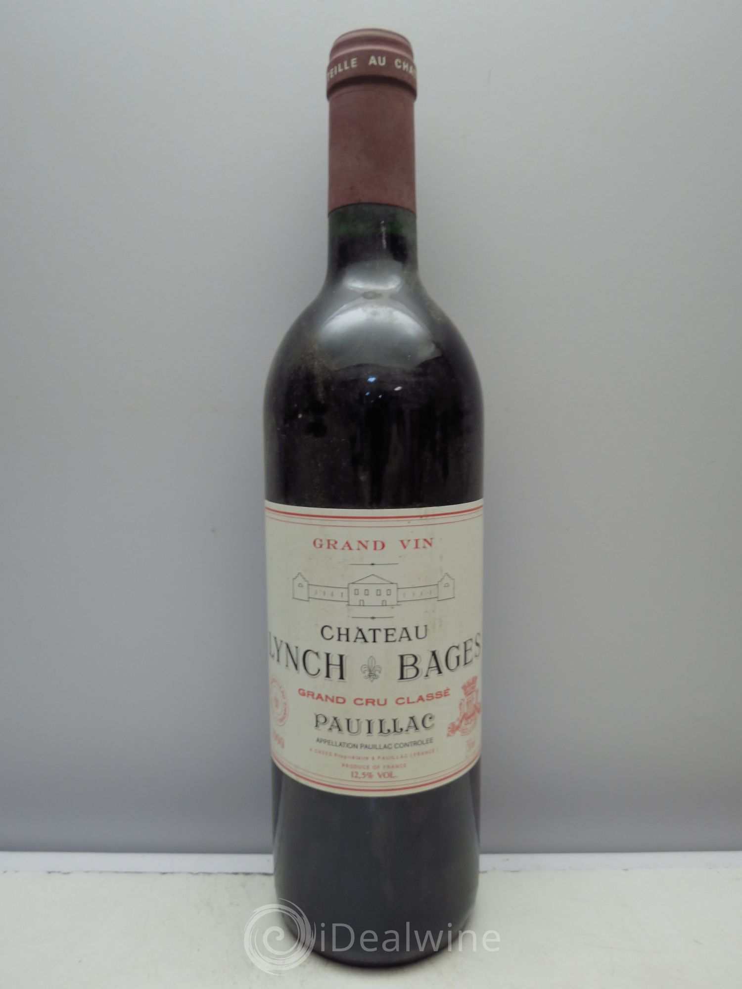 Château Lynch Bages 5ème Grand Cru Classé 1990 - Lot de 1 bouteille - 0