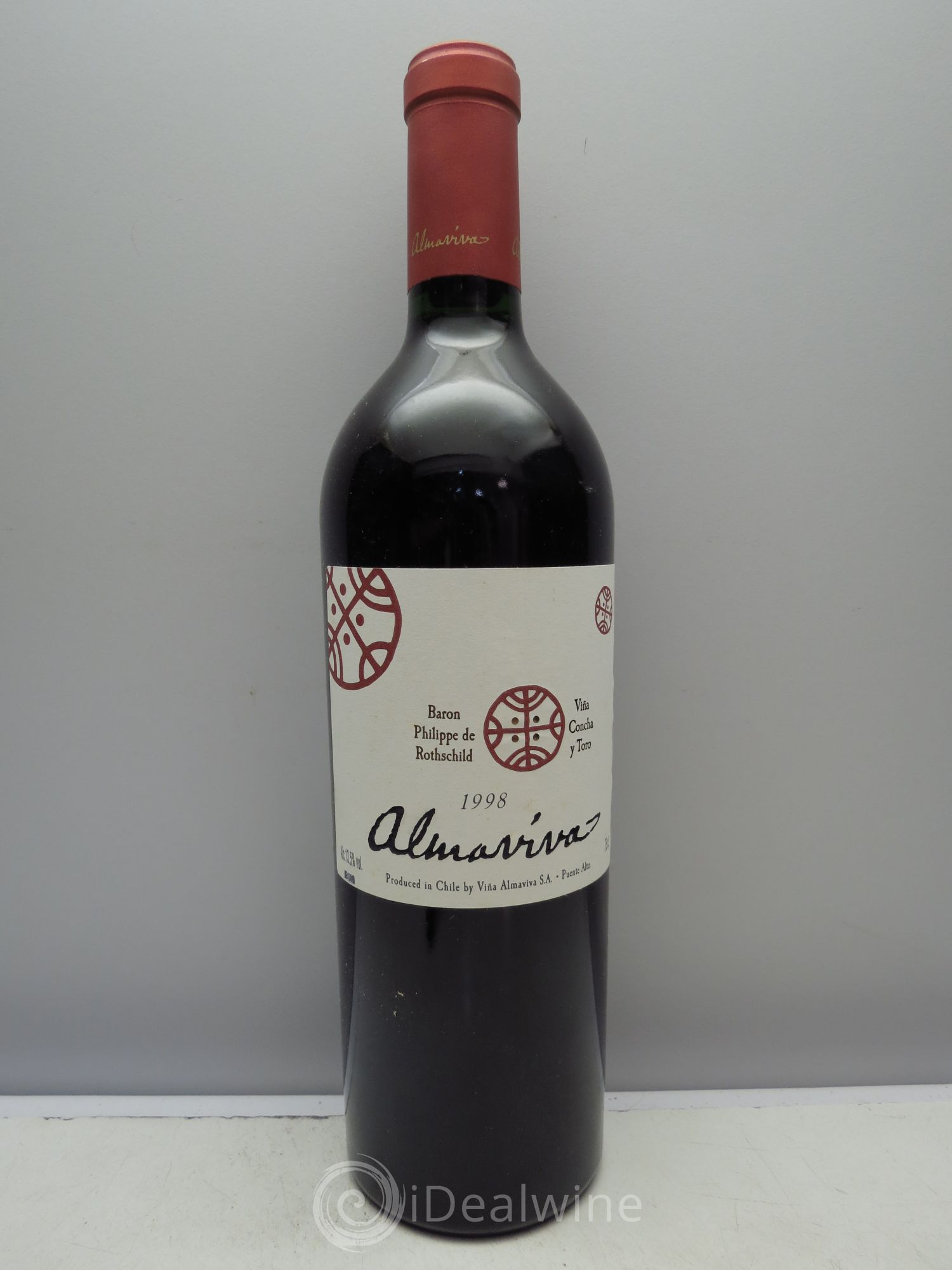 Chili Almaviva Baron P. de Rothschild Concha y Toro 1998 - Lot de 1 bouteille - 0