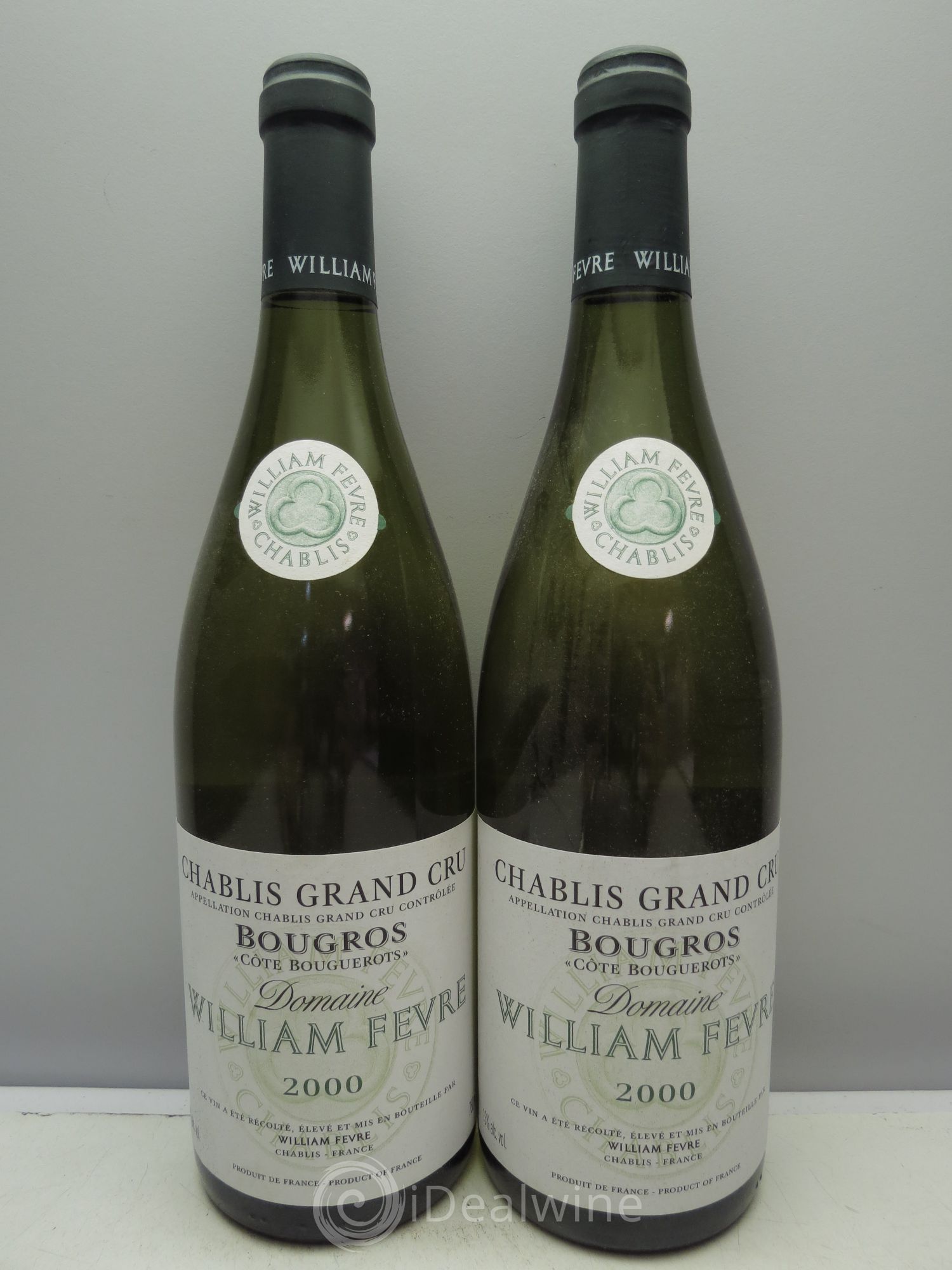 Chablis Grand Cru Bougros William Fèvre 2000 - Lot de 2 bouteilles - 0