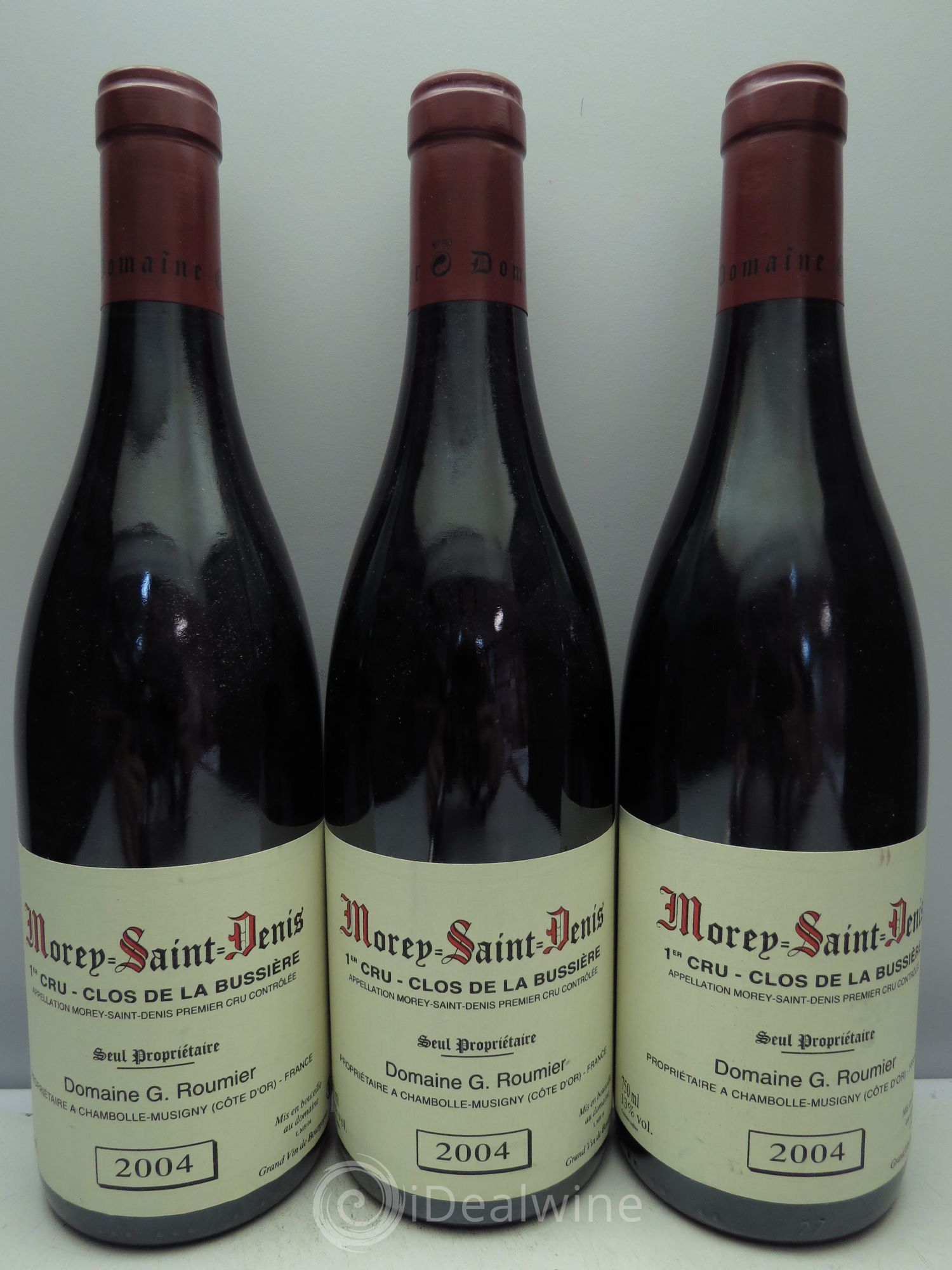 Morey-Saint-Denis 1er Cru Clos de la Bussière Georges Roumier (Domaine) 2004 - Lot de 3 bouteilles - 0