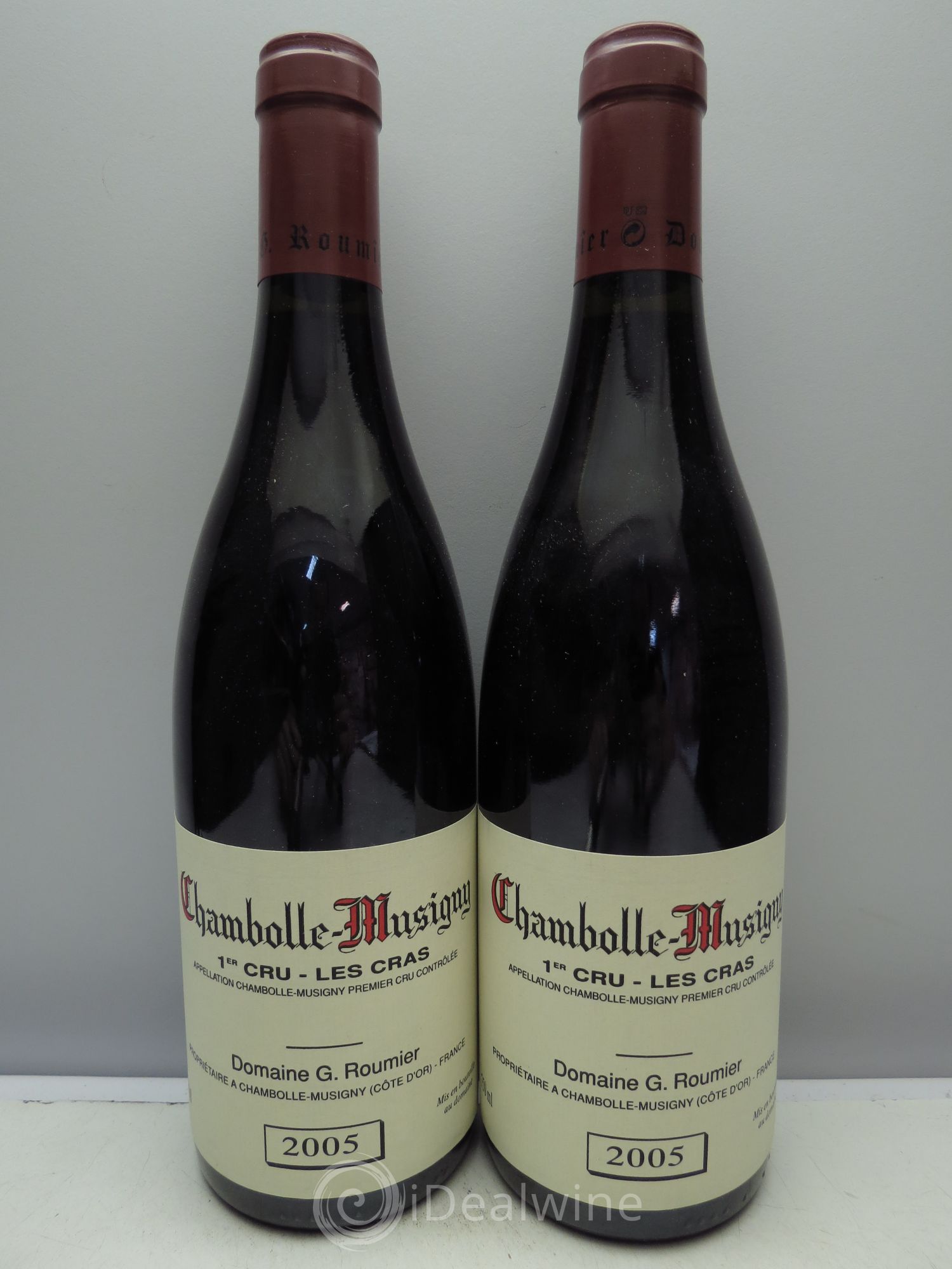 Chambolle-Musigny 1er Cru Les Cras Georges Roumier (Domaine) 2005 - Lot de 2 bouteilles - 0