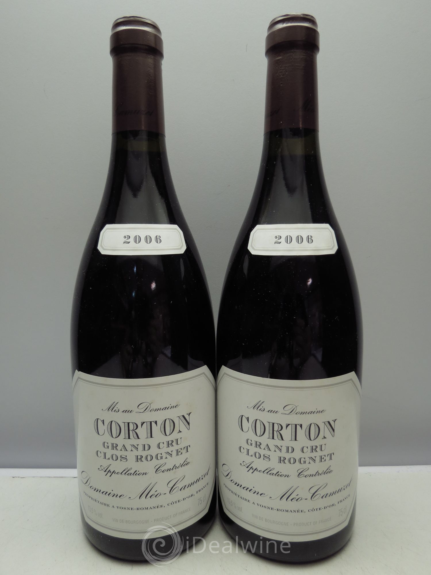 Corton Grand Cru Clos Rognet Méo-Camuzet (Domaine) 2006 - Lot de 2 bouteilles - 0