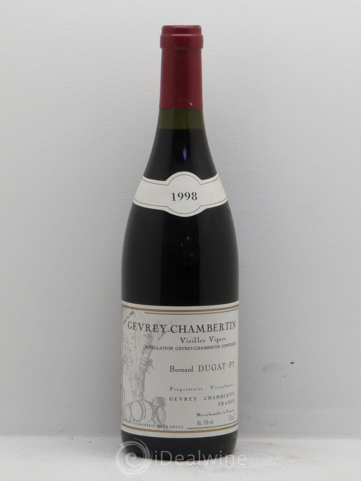 Gevrey-Chambertin Vieilles Vignes Dugat-Py (sans prix de réserve) 1998 - Lot de 1 bouteille - 0