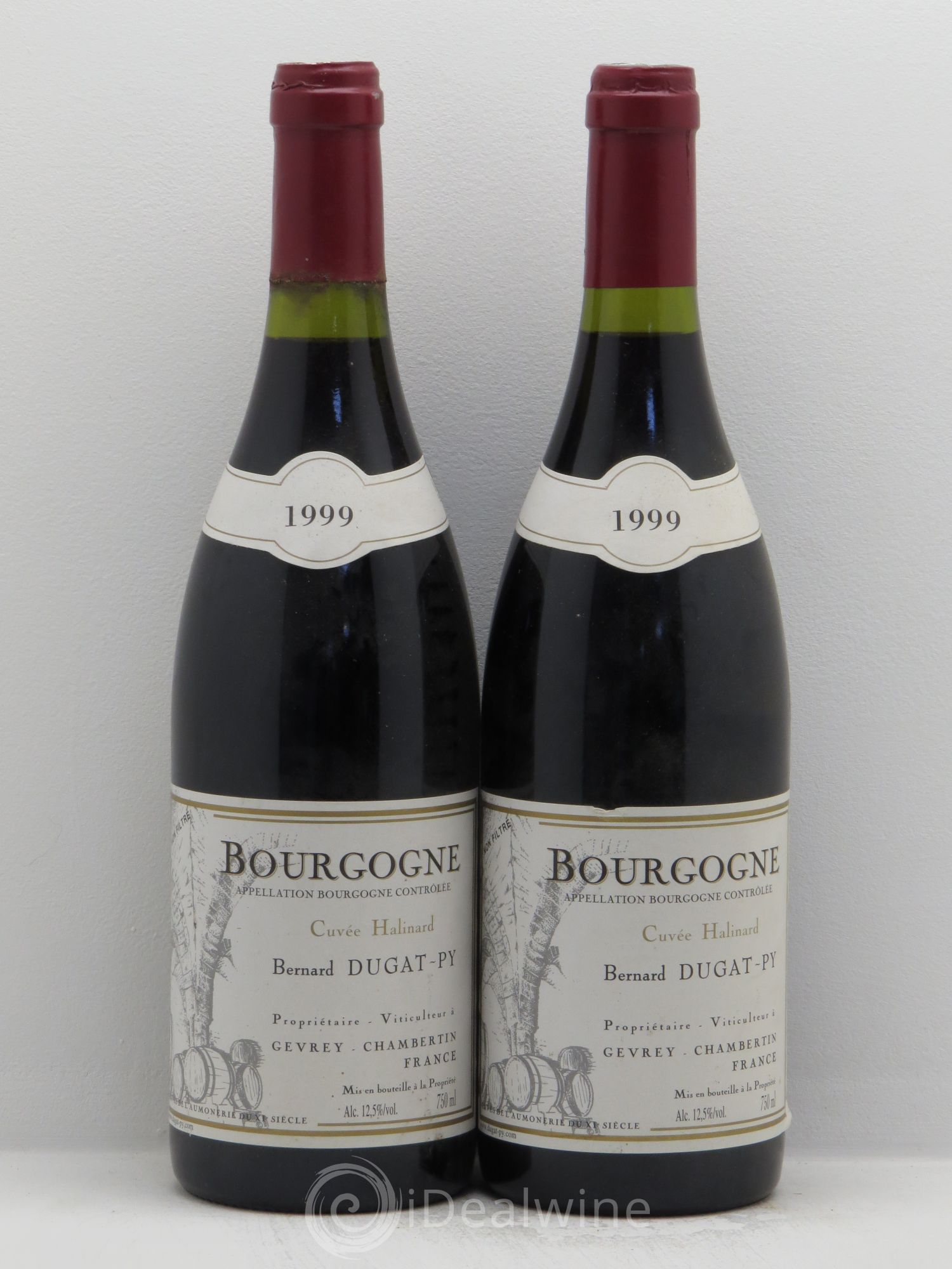 Bourgogne Halinard 1999 - Lot de 2 bouteilles - 0