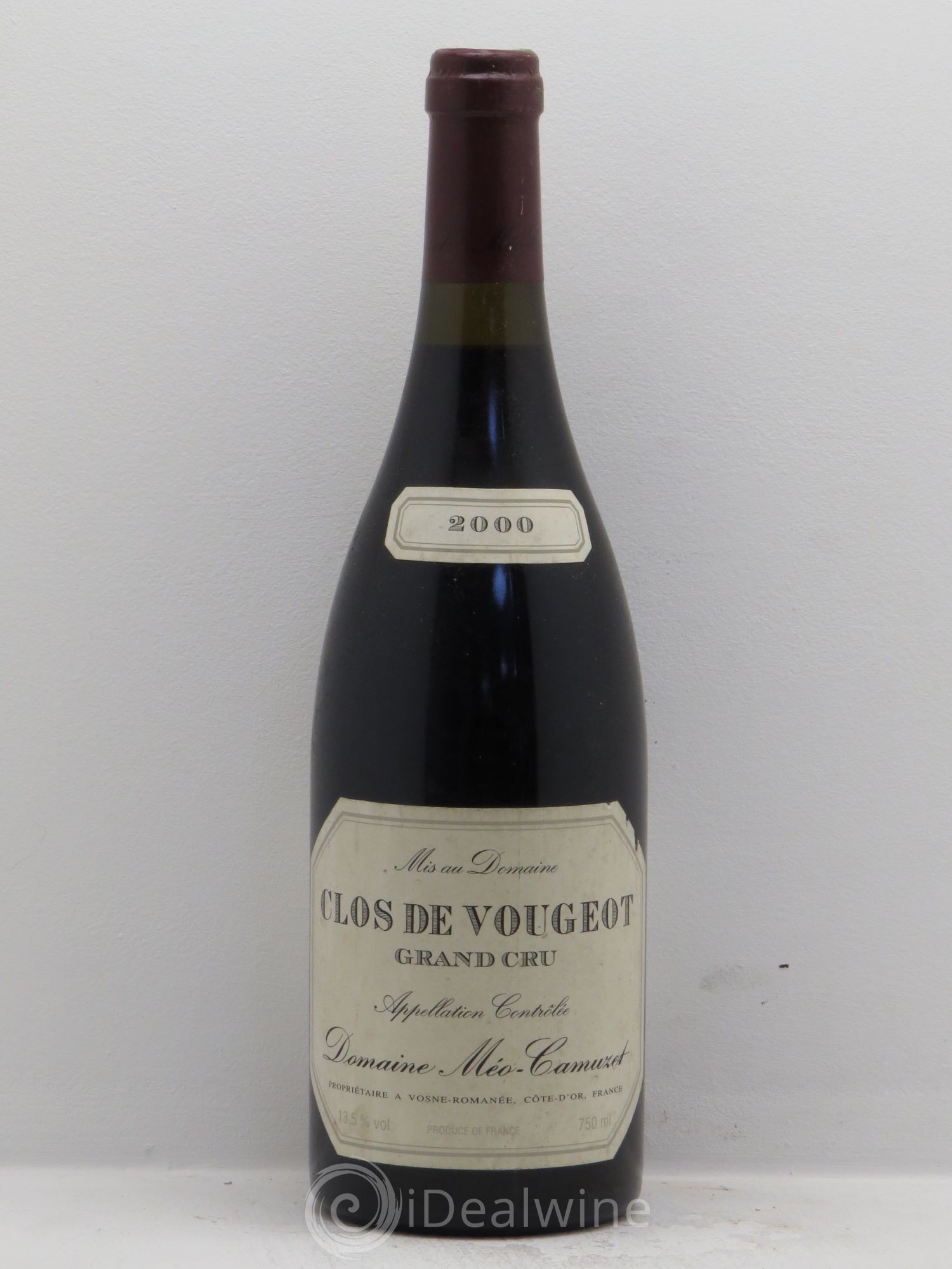 Clos de Vougeot Grand Cru Méo-Camuzet (Domaine) 2000 - Lot de 1 bouteille - 0
