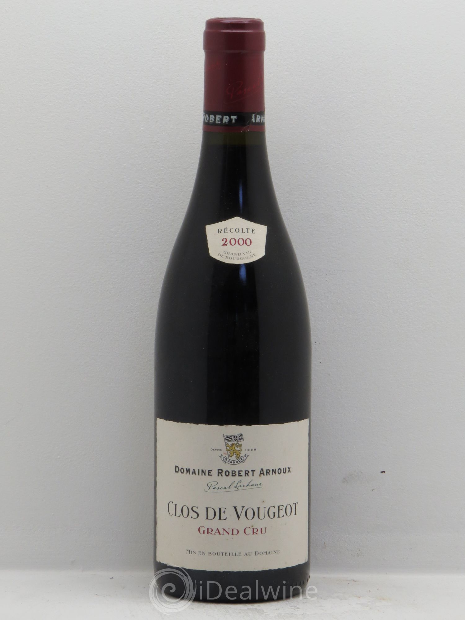 Clos de Vougeot Grand Cru Robert Arnoux 2000 - Lot de 1 bouteille - 0