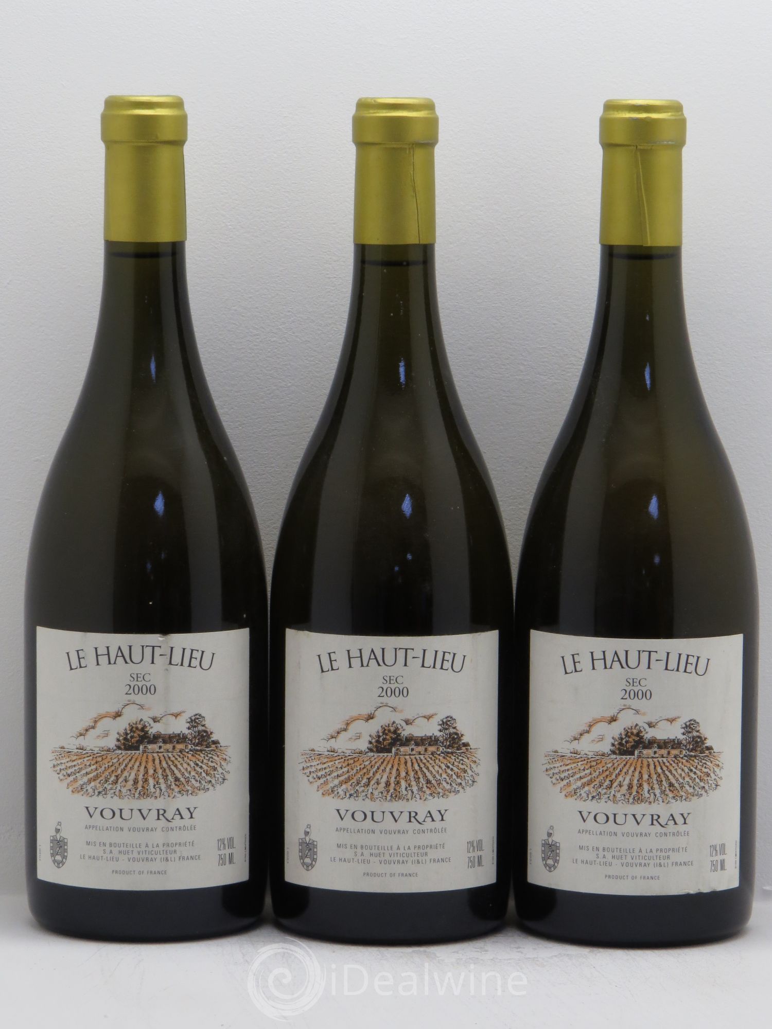 Vouvray Le Haut-Lieu Sec Domaine Huet 2000 - Posten von 3 Flaschen - 0