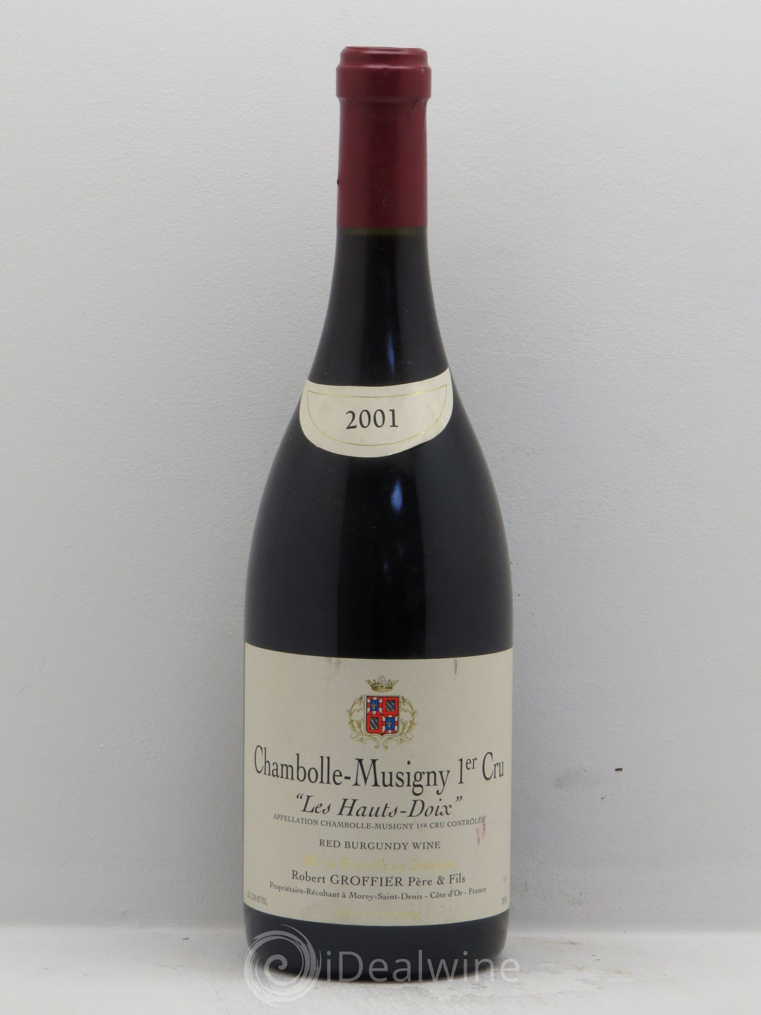 Chambolle-Musigny 1er Cru Les Hauts Doix Robert Groffier Père & Fils (Domaine) 2001 - Lot de 1 bouteille - 0
