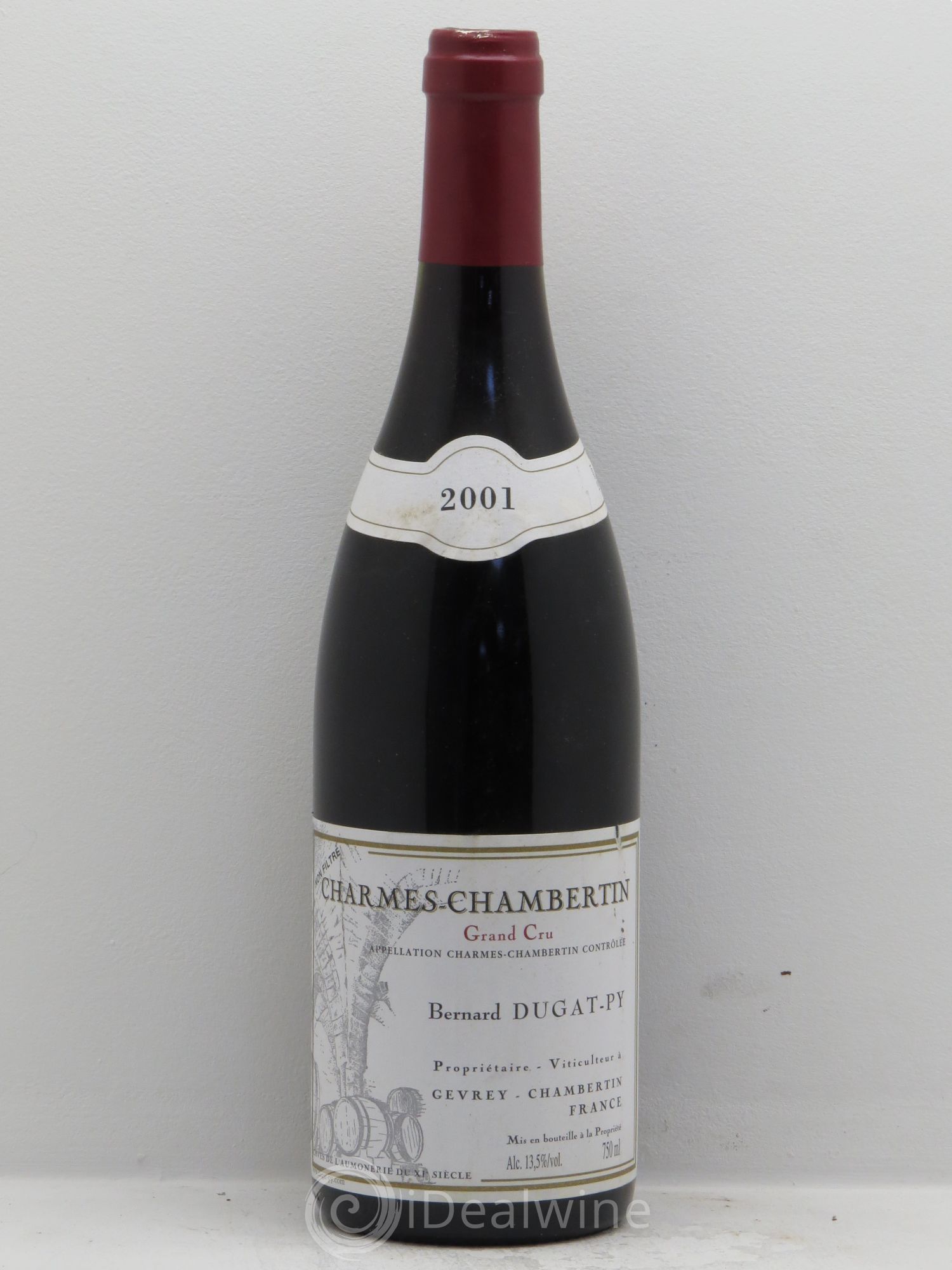 Charmes-Chambertin Grand Cru Dugat-Py 2001 - Lot de 1 bouteille - 0