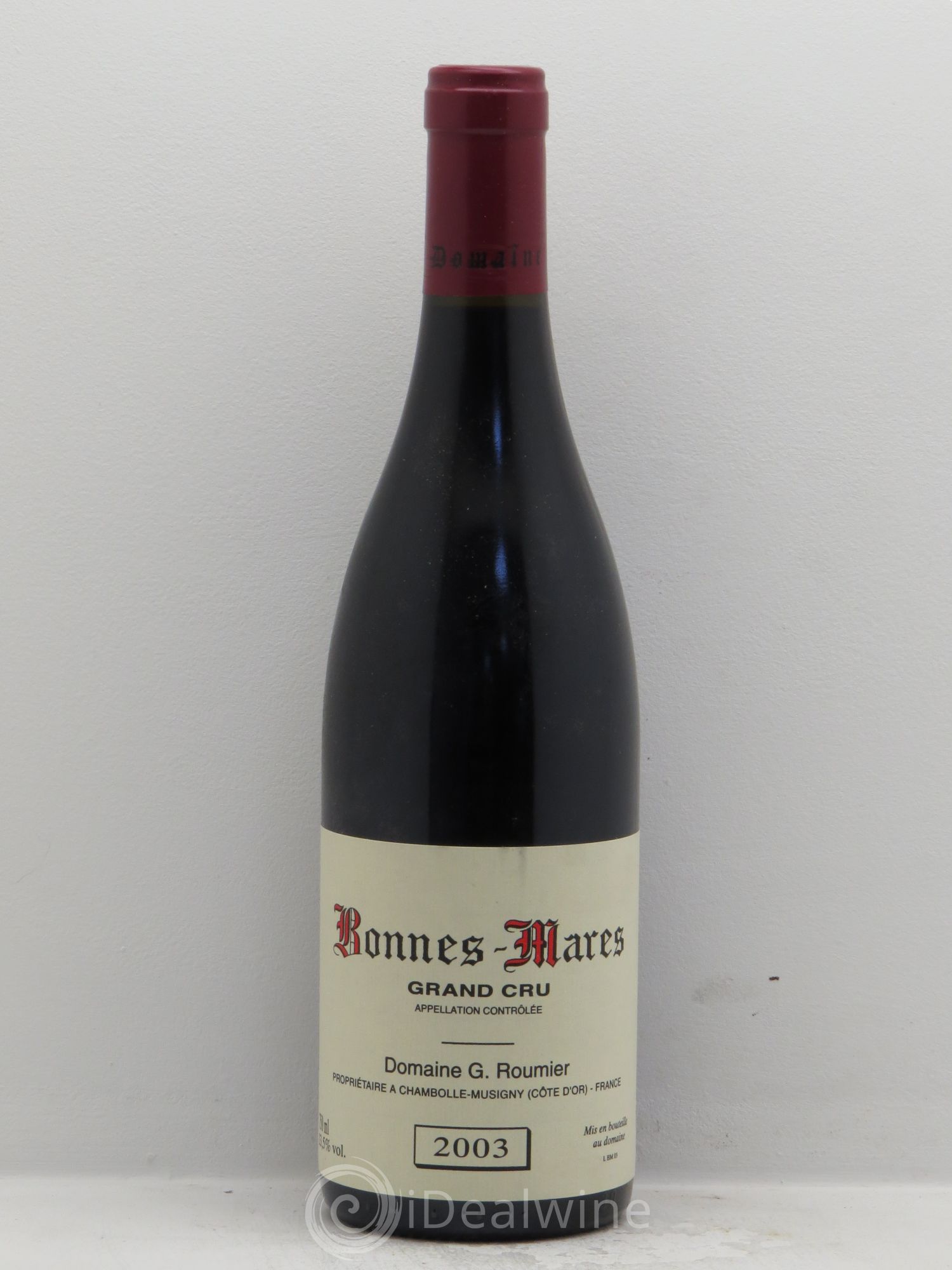 Bonnes-Mares Grand Cru Georges Roumier (Domaine) 2003 - Lot de 1 bouteille - 0