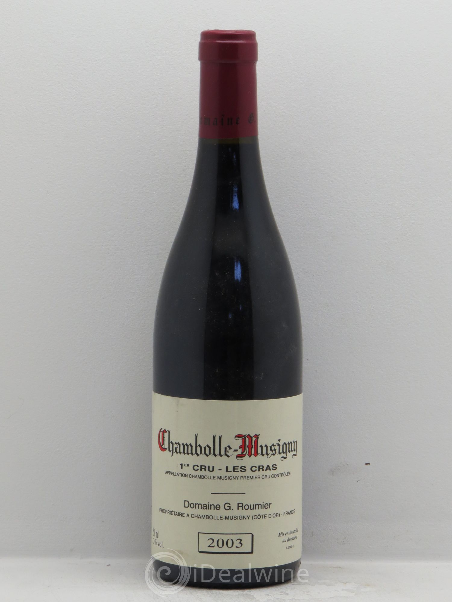 Chambolle-Musigny 1er Cru Les Cras Georges Roumier (Domaine) 2003 - Lot de 1 bouteille - 0