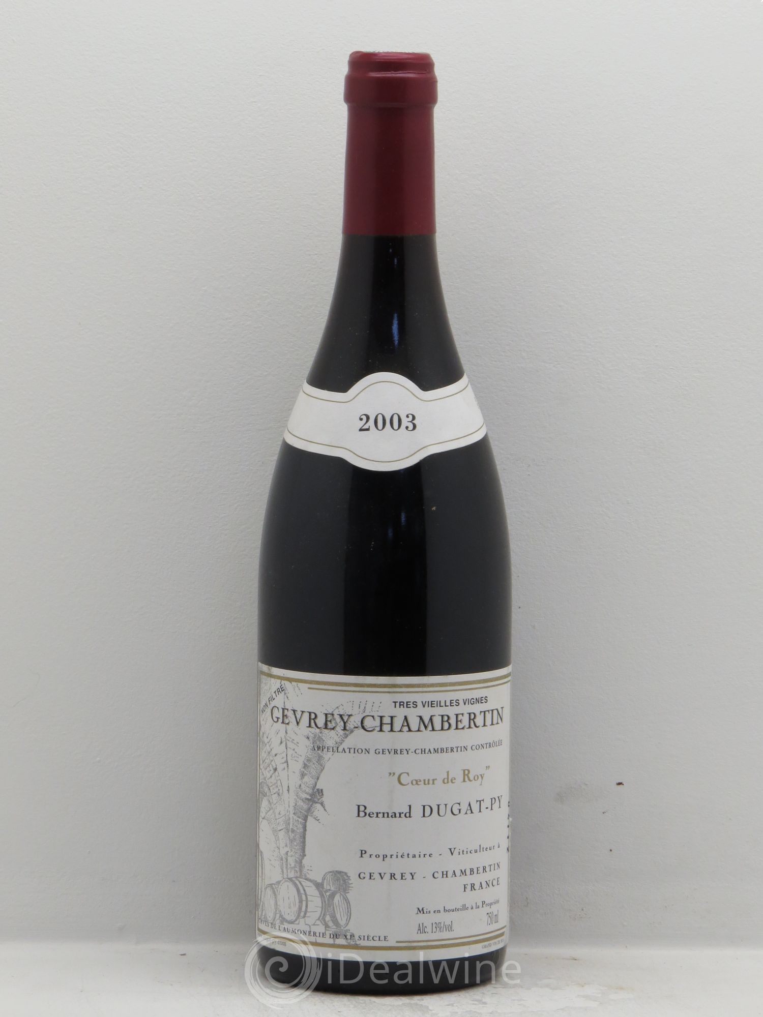 Gevrey-Chambertin Coeur de Roy Très Vieilles Vignes Dugat-Py Très Vieilles Vignes 2003 - Lot de 1 bouteille - 0