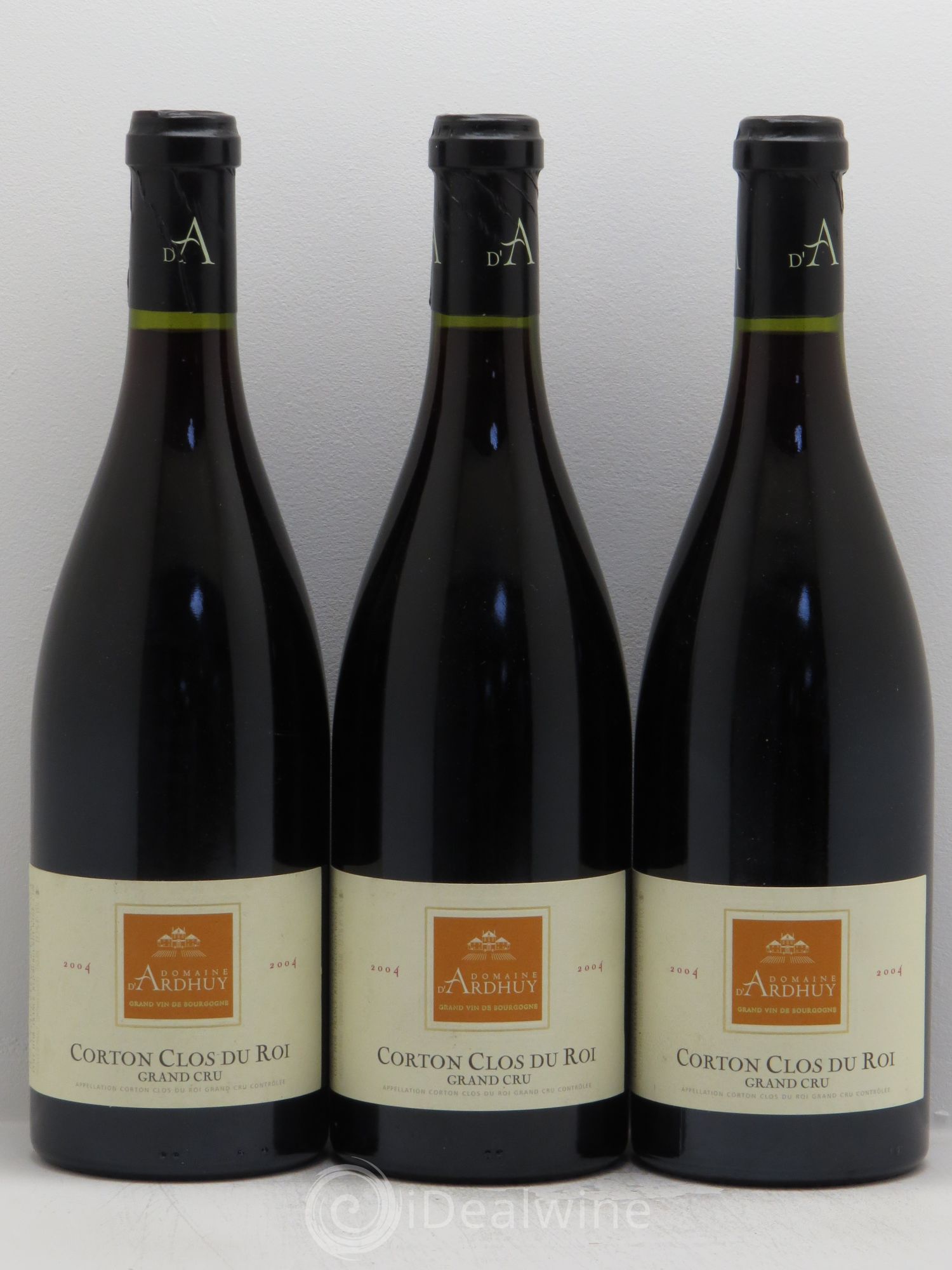 Corton Grand Cru Domaine d'Ardhuy 2004 - Lot de 3 bouteilles - 0